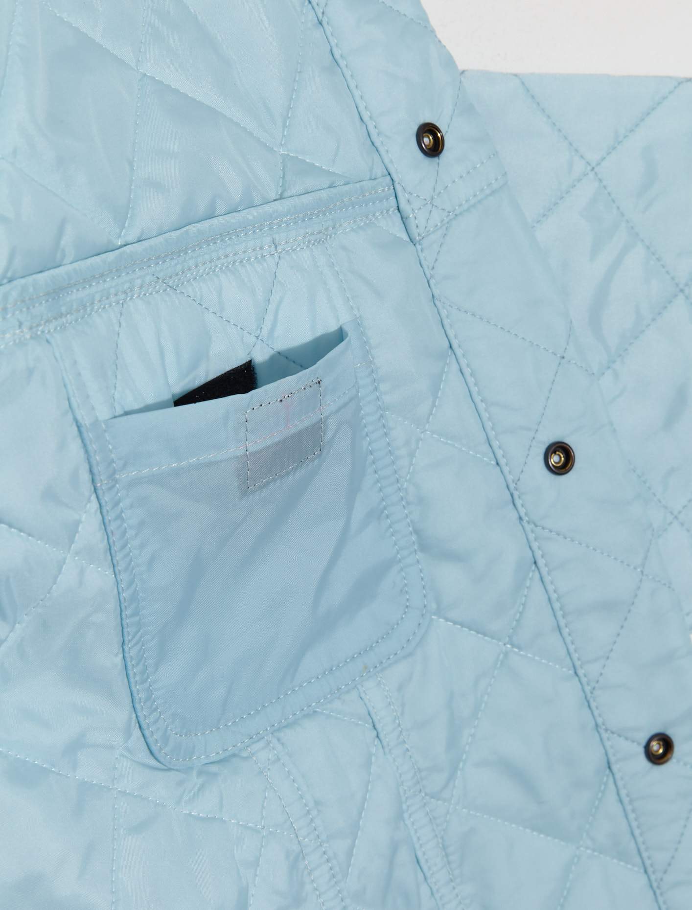 Noah - Quilted Trucker Jacket in Light Blue - OW030SS23LBL – Voo Store