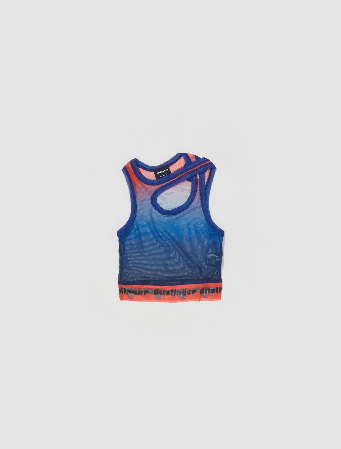 Mesh Tank Top in Blueberry Fade