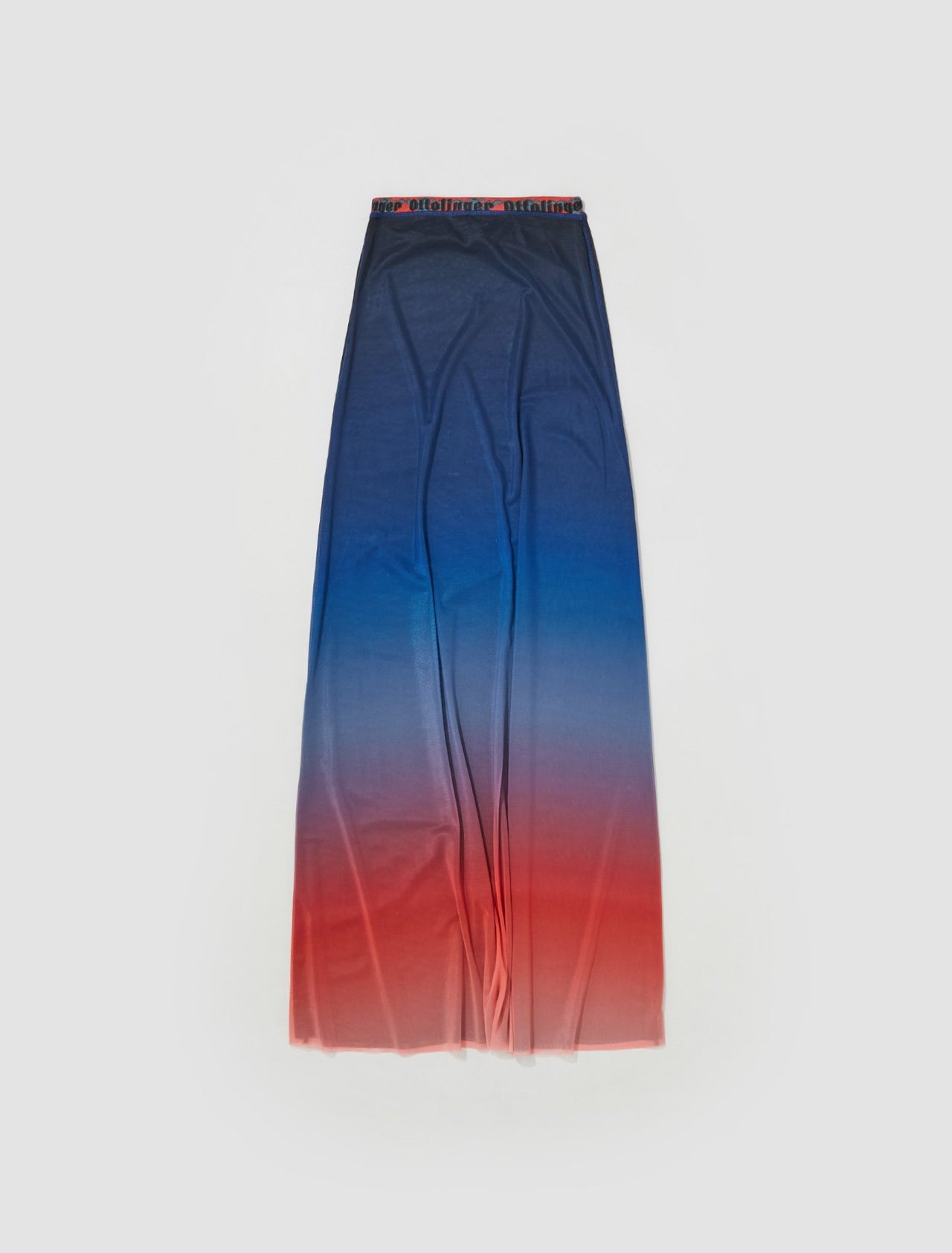 Mesh Maxi Skirt in Blueberry Fade