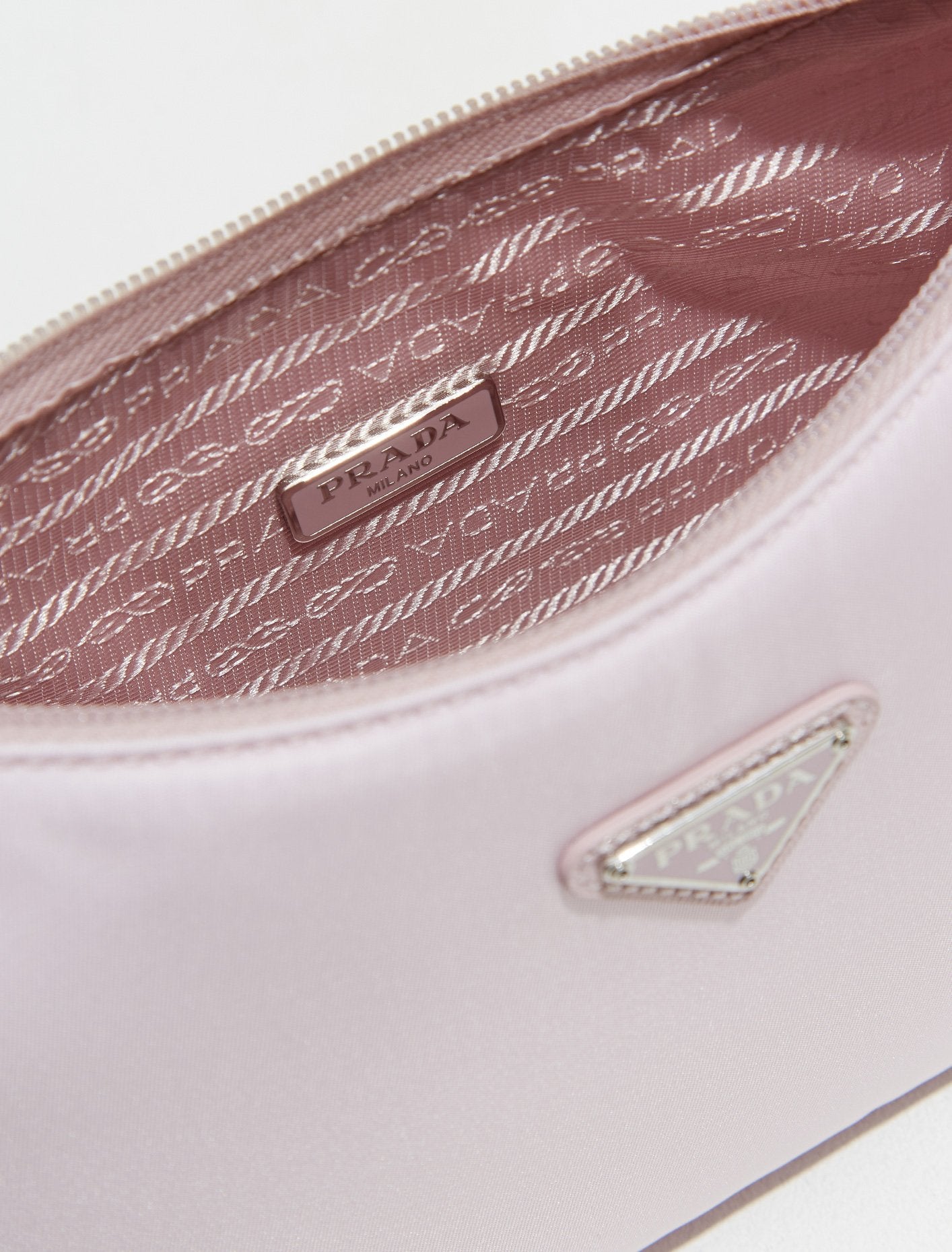 Re-Nylon Re-Edition 2000 Mini Bag in Alabaster Pink