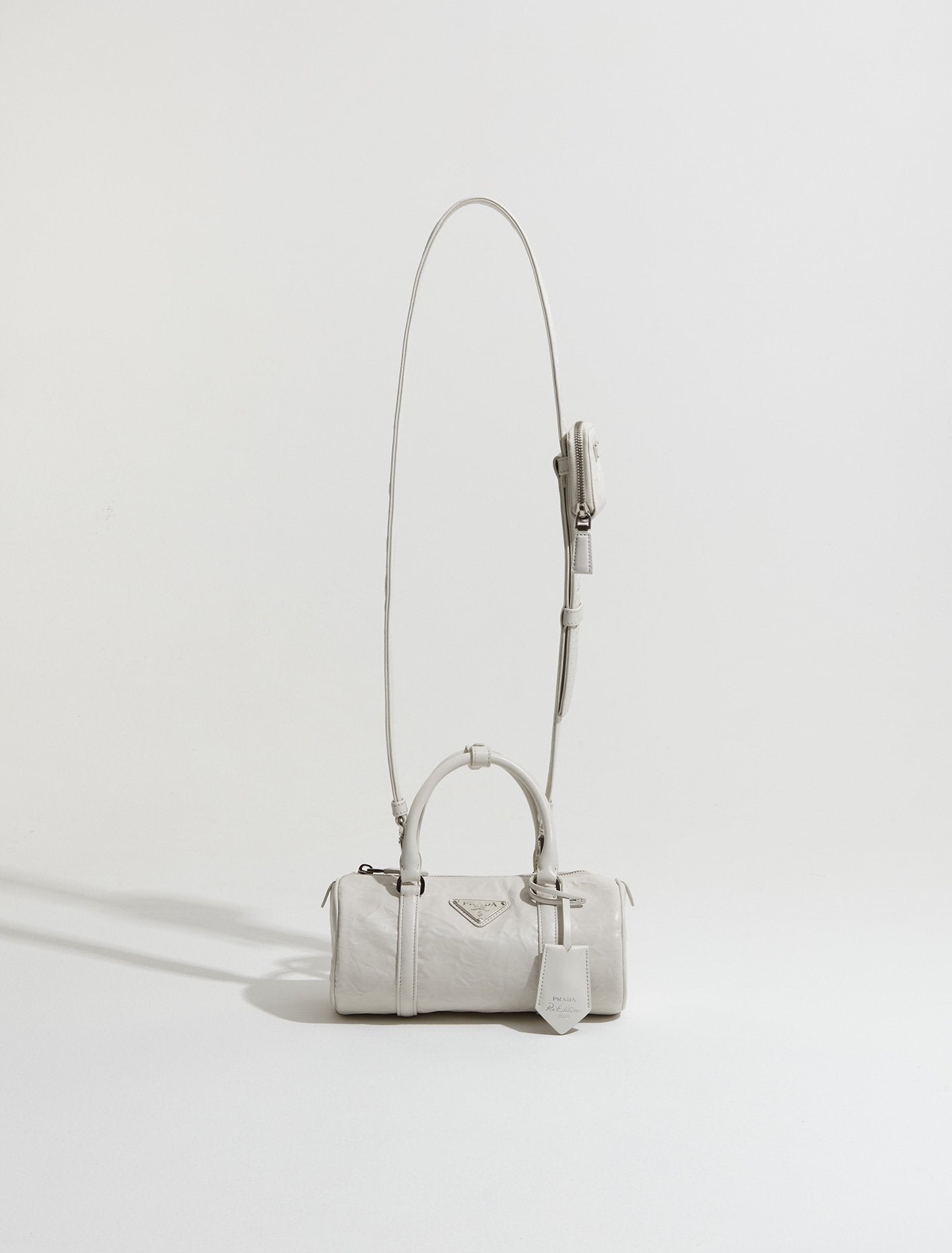 Antique Nappa Handbag in White