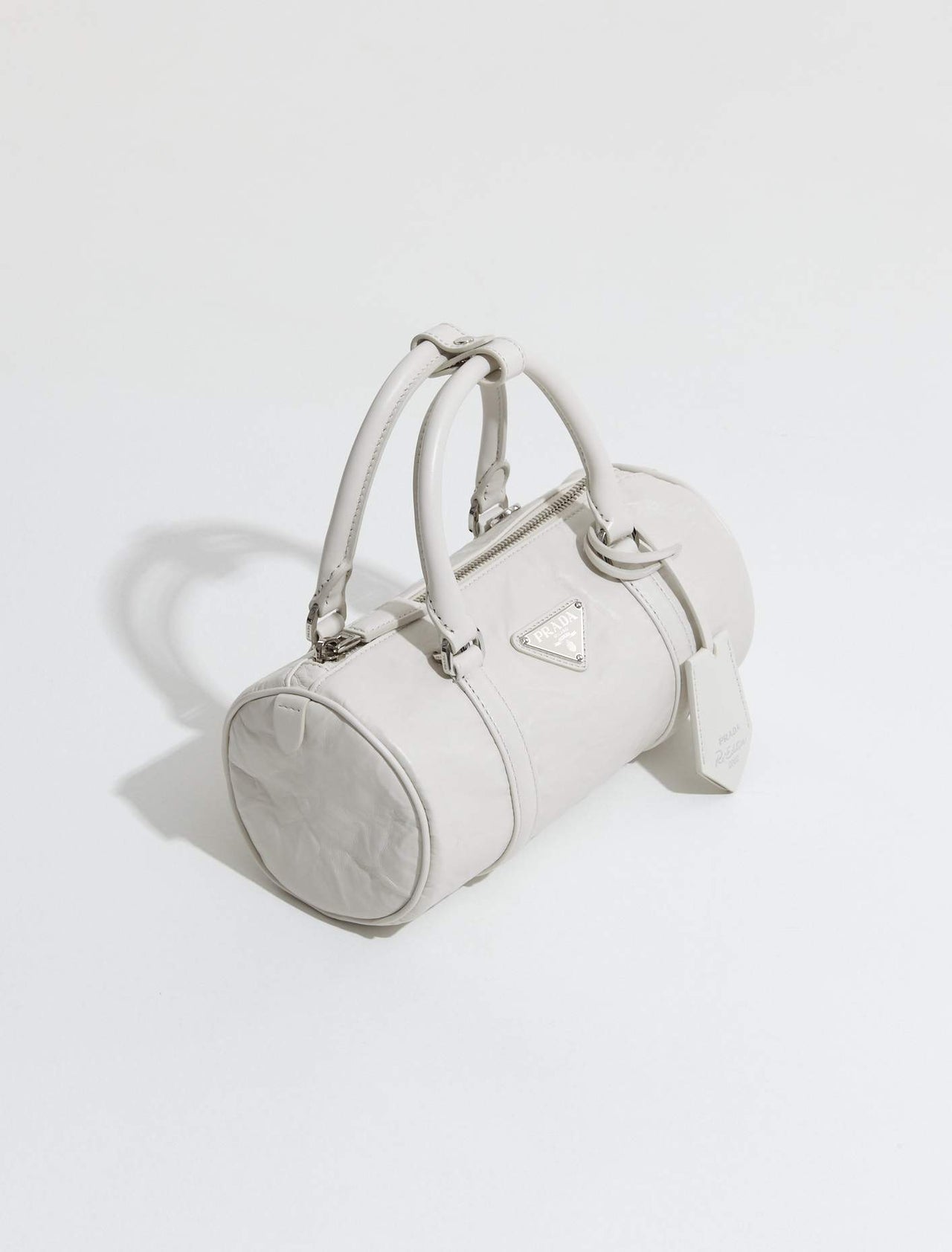 Antique Nappa Handbag in White