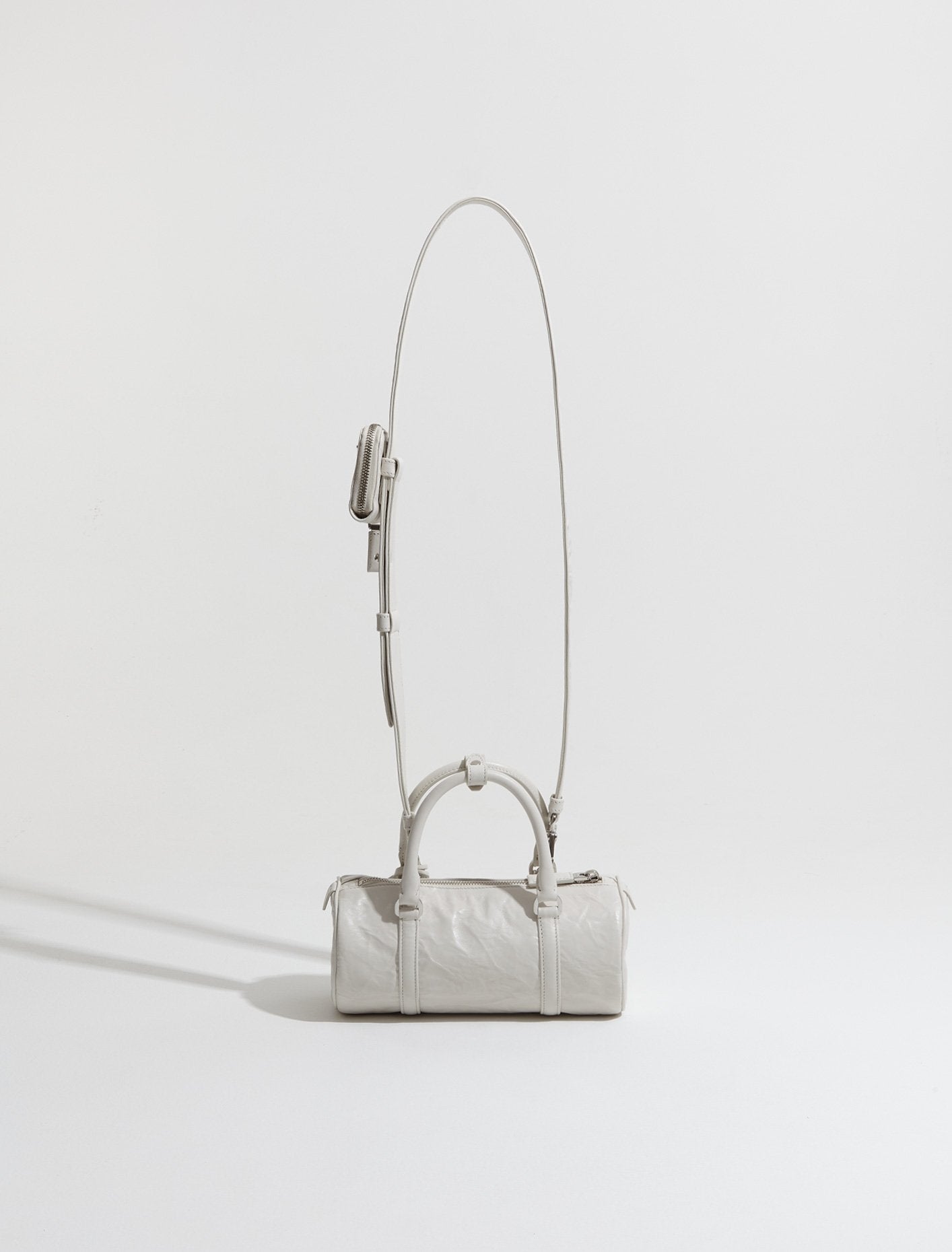 Antique Nappa Handbag in White