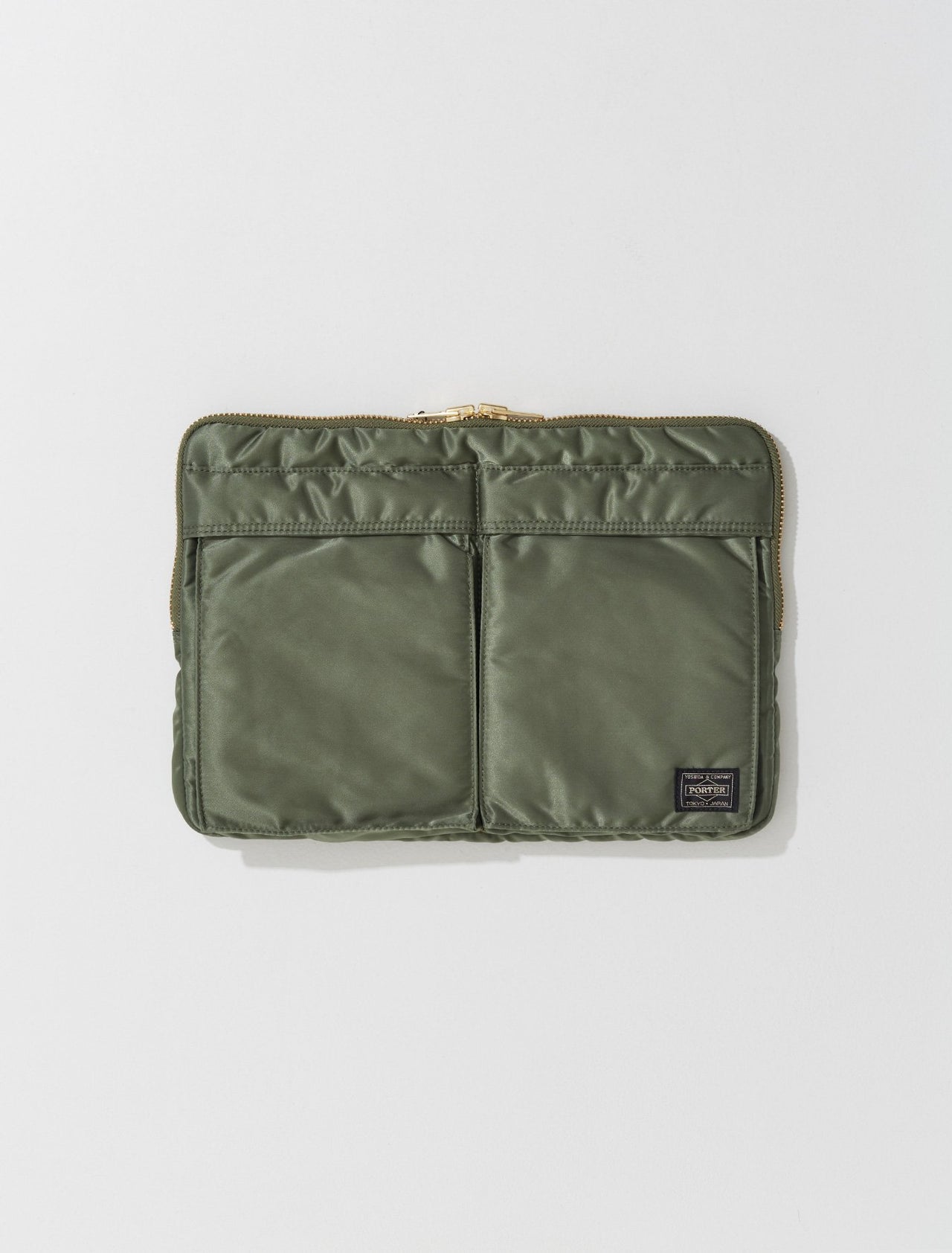 Tank Document Case in Sage Green