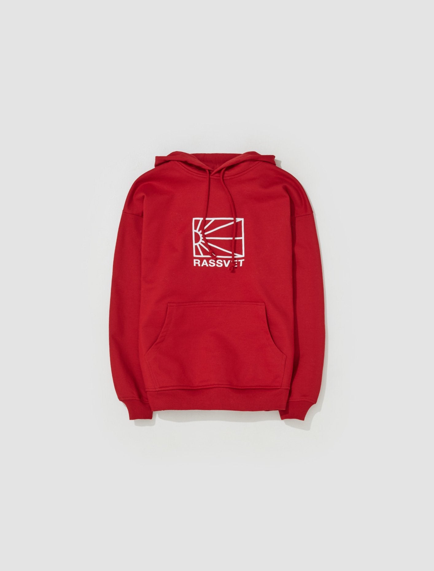 Logo Hoodie in Dark Red