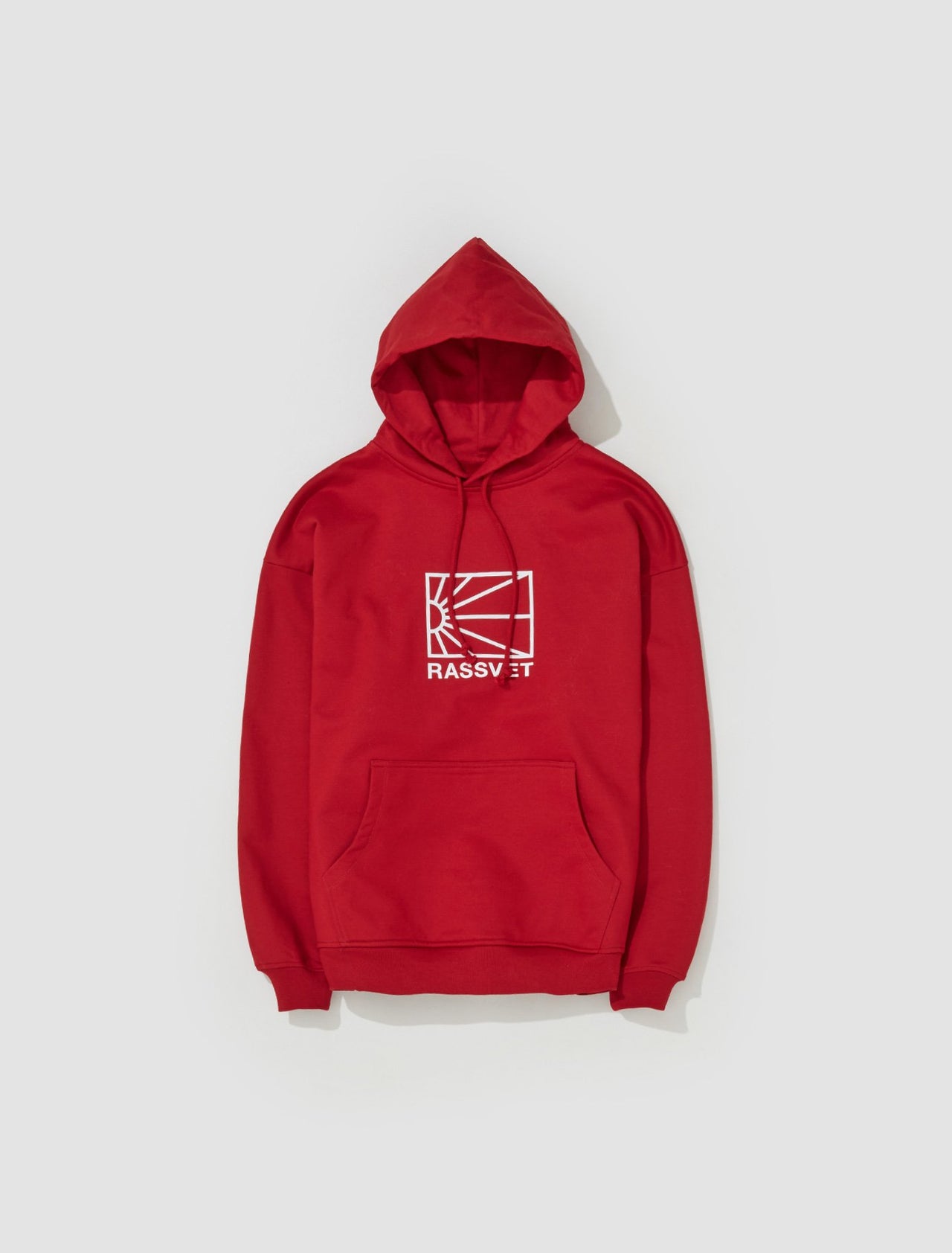Logo Hoodie in Dark Red