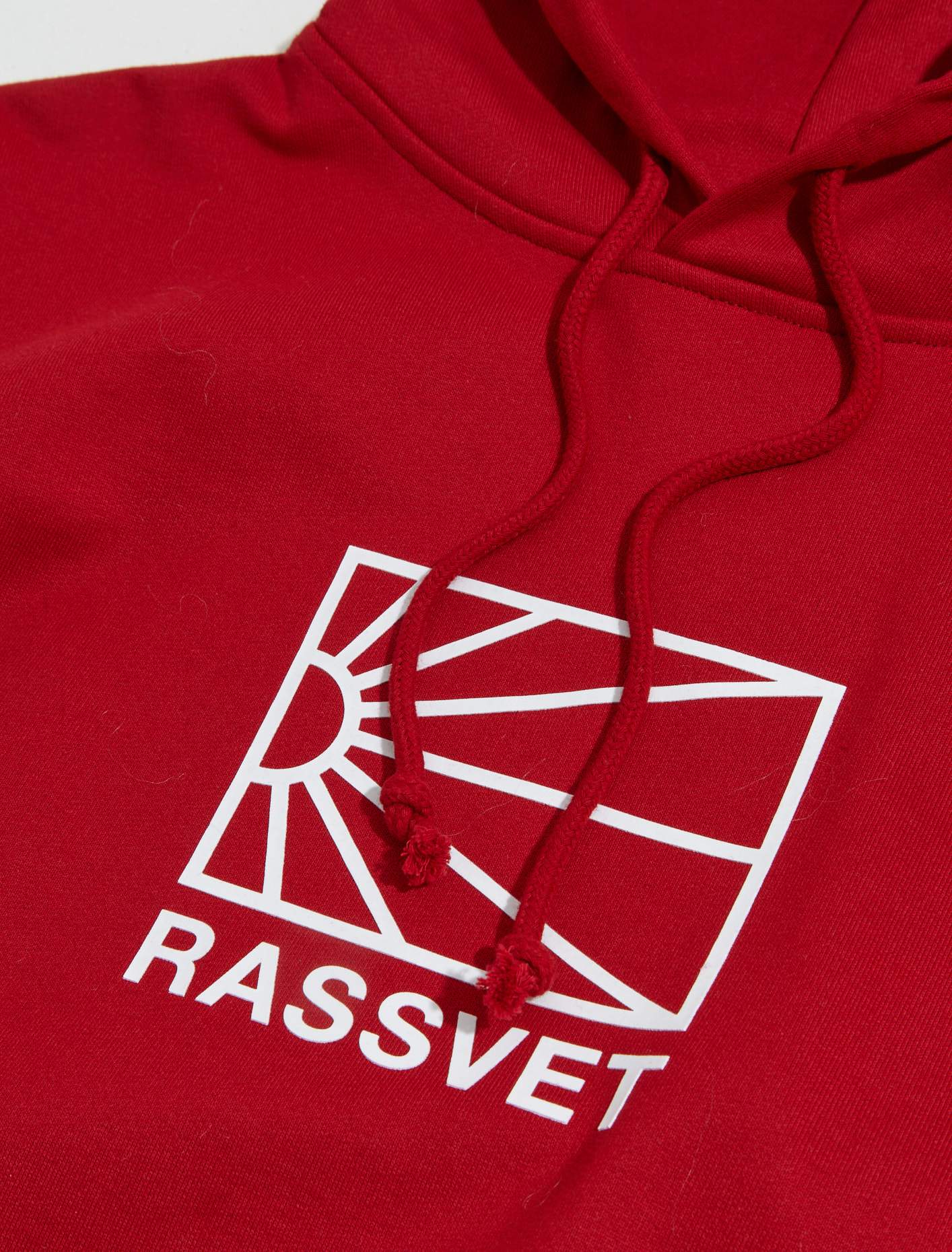 Logo Hoodie in Dark Red