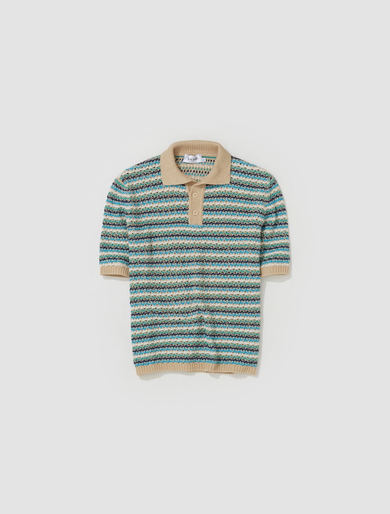 Tulum Polo Knit in Multicolor