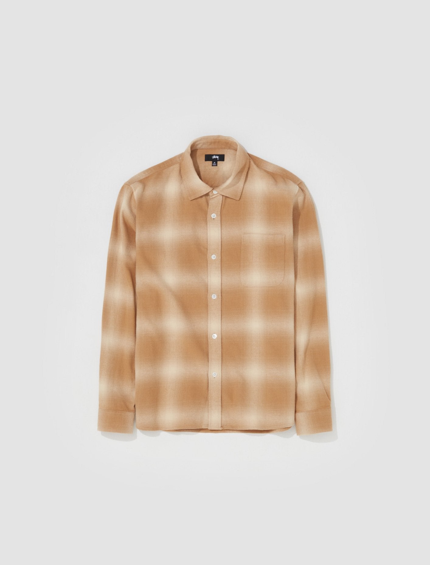 Bay Plaid Shirt in Tan