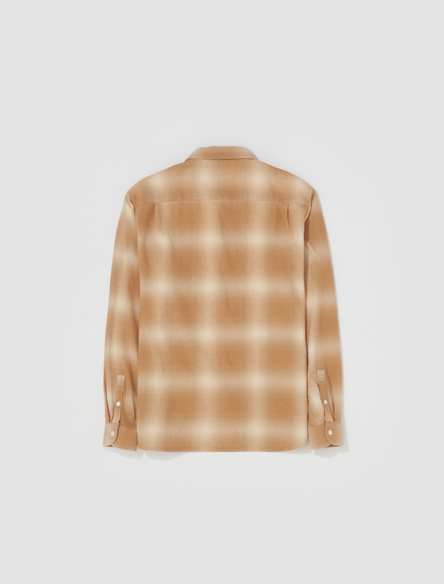 Bay Plaid Shirt in Tan