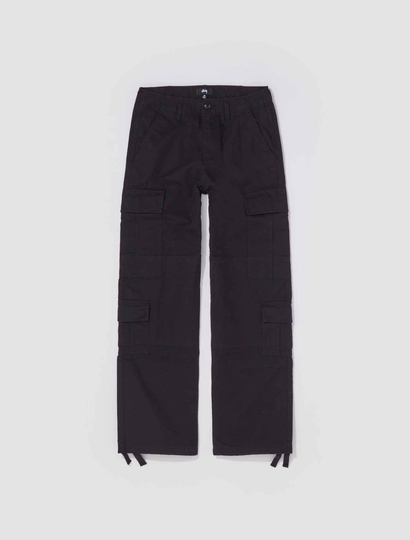 Ripstop Surplus Cargo Pants in Black