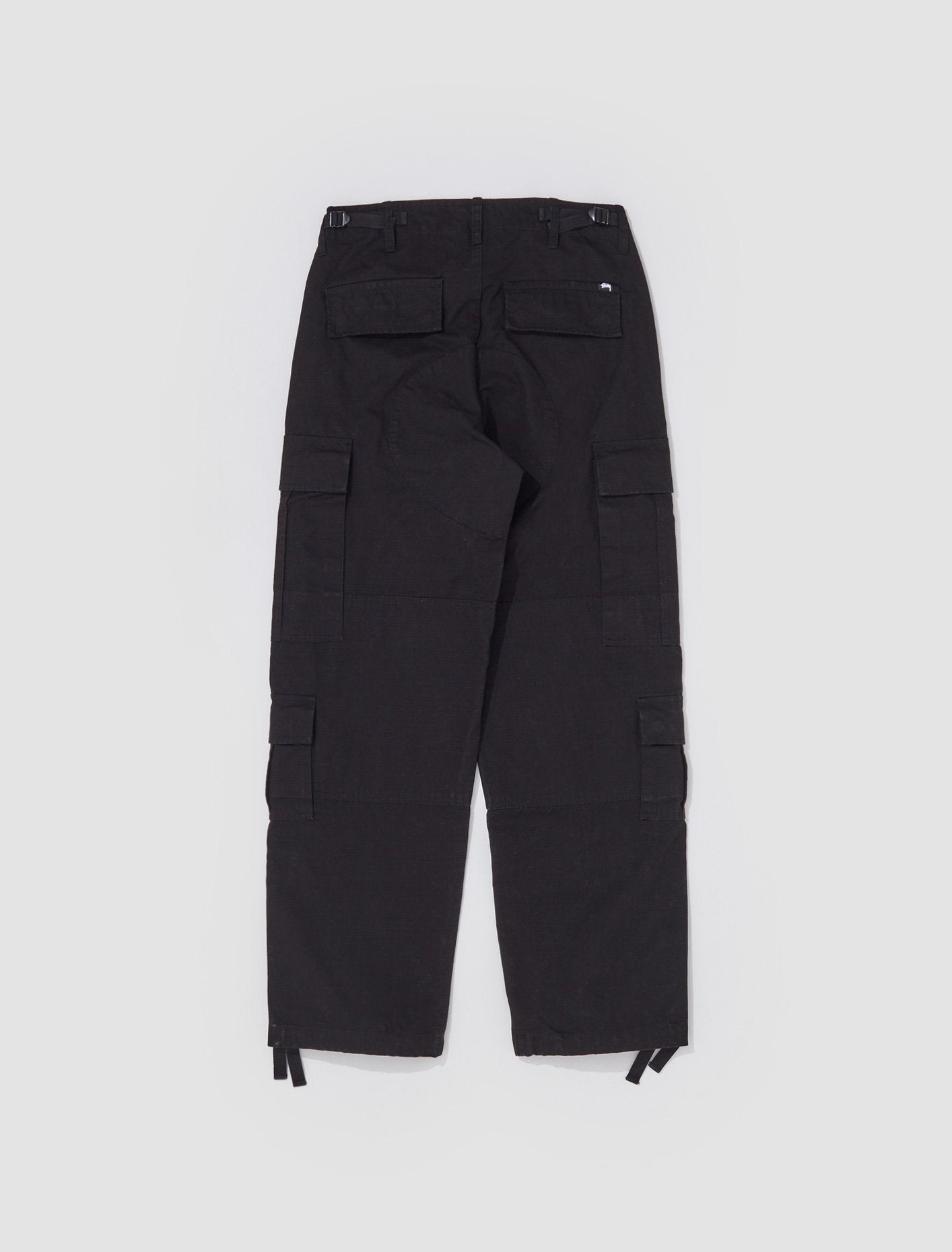 Ripstop Surplus Cargo Pants in Black