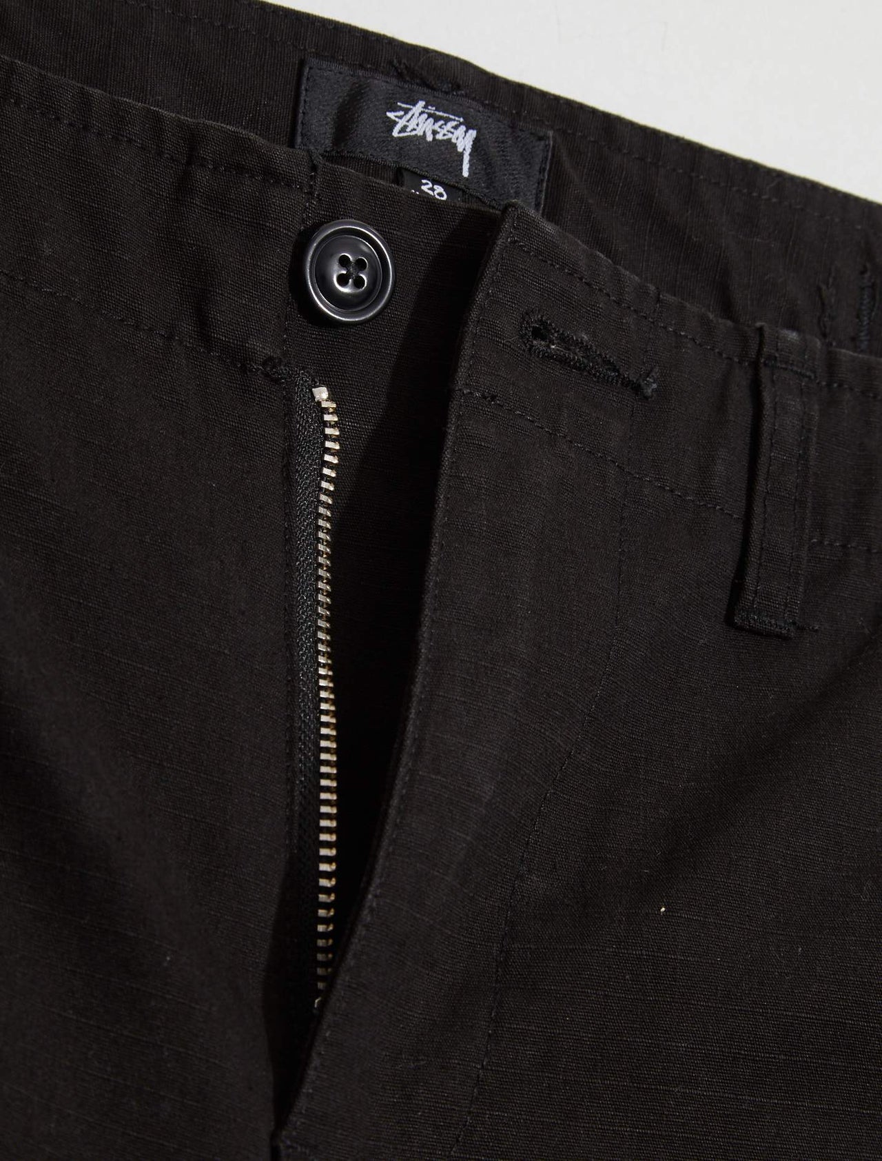 Ripstop Surplus Cargo Pants in Black