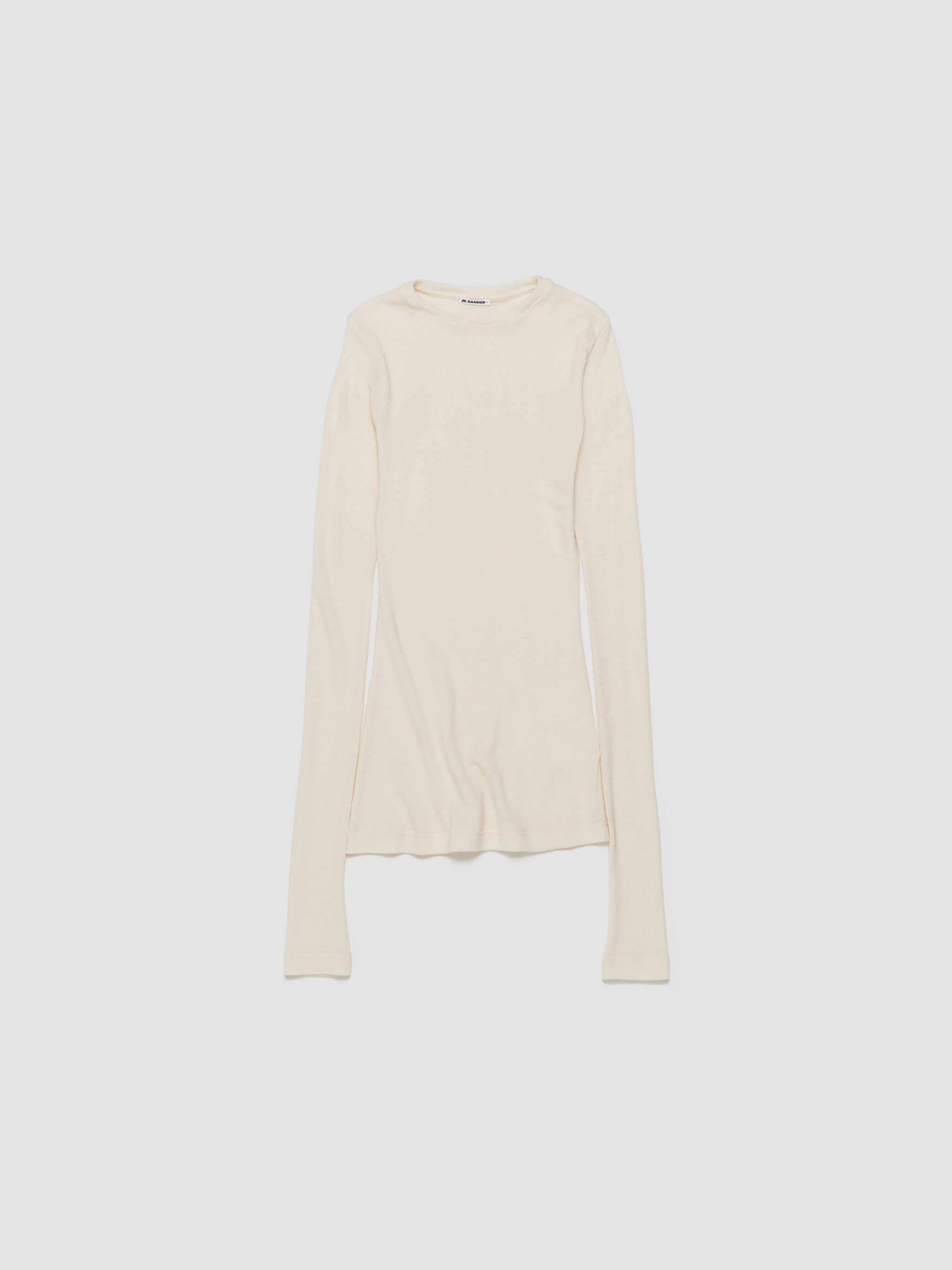 Double Layer Longsleeve Top in Bone