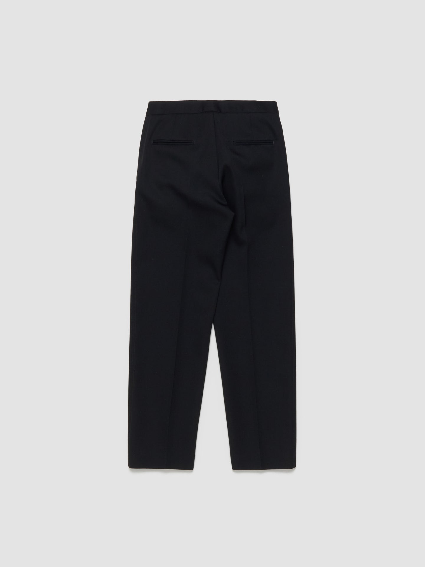 Gabardine Tailored Trousers in Black