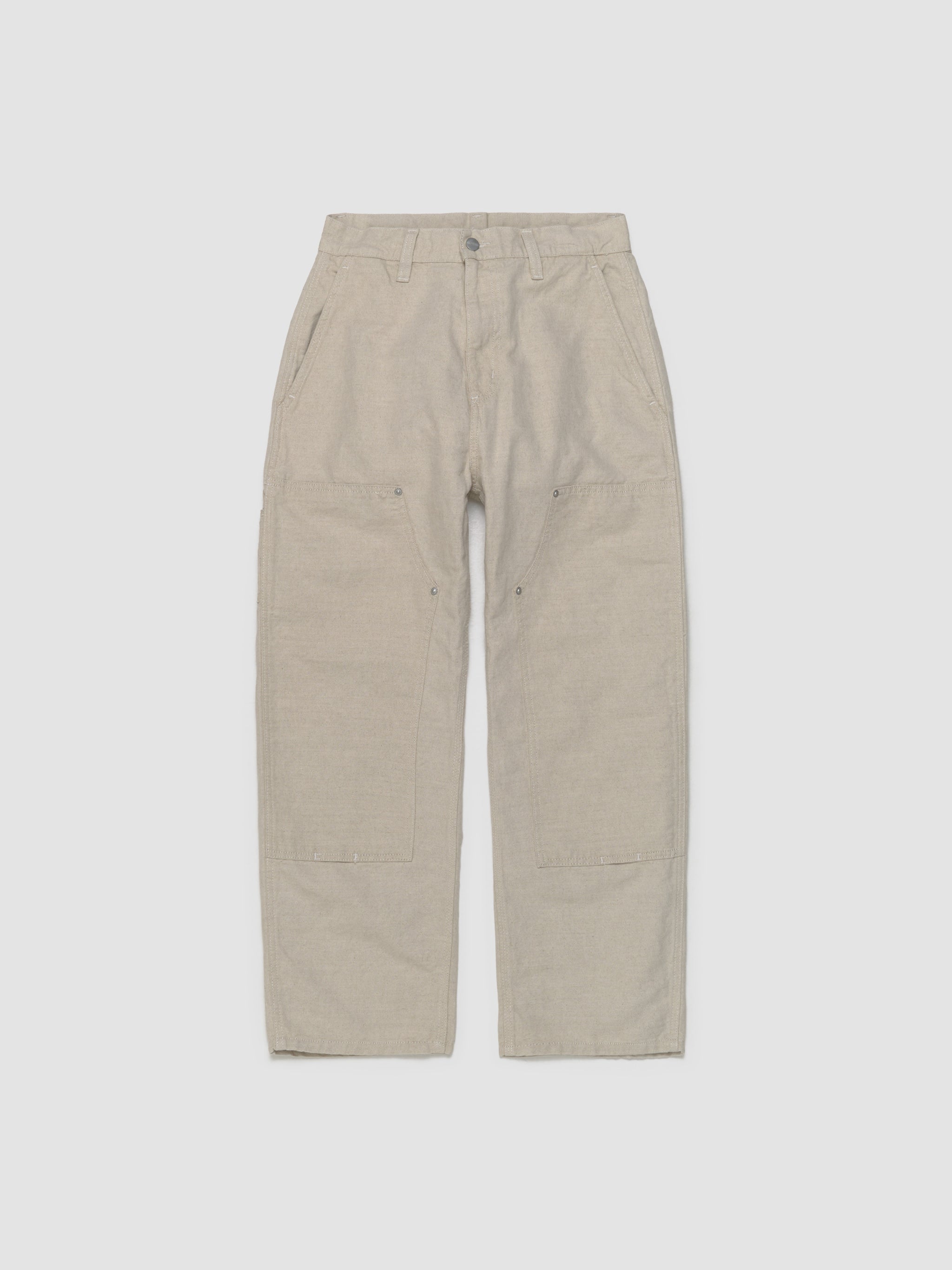 Walter Double Knee Pants in Natural