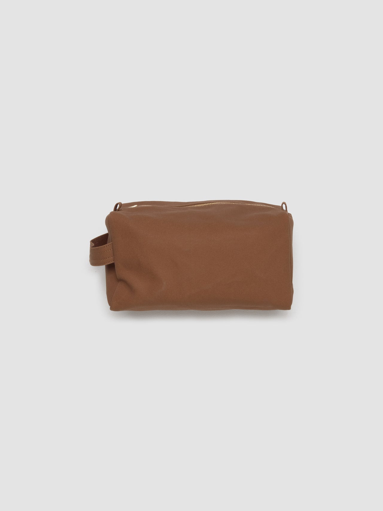 Canvas Washbag in Hamilton Brown