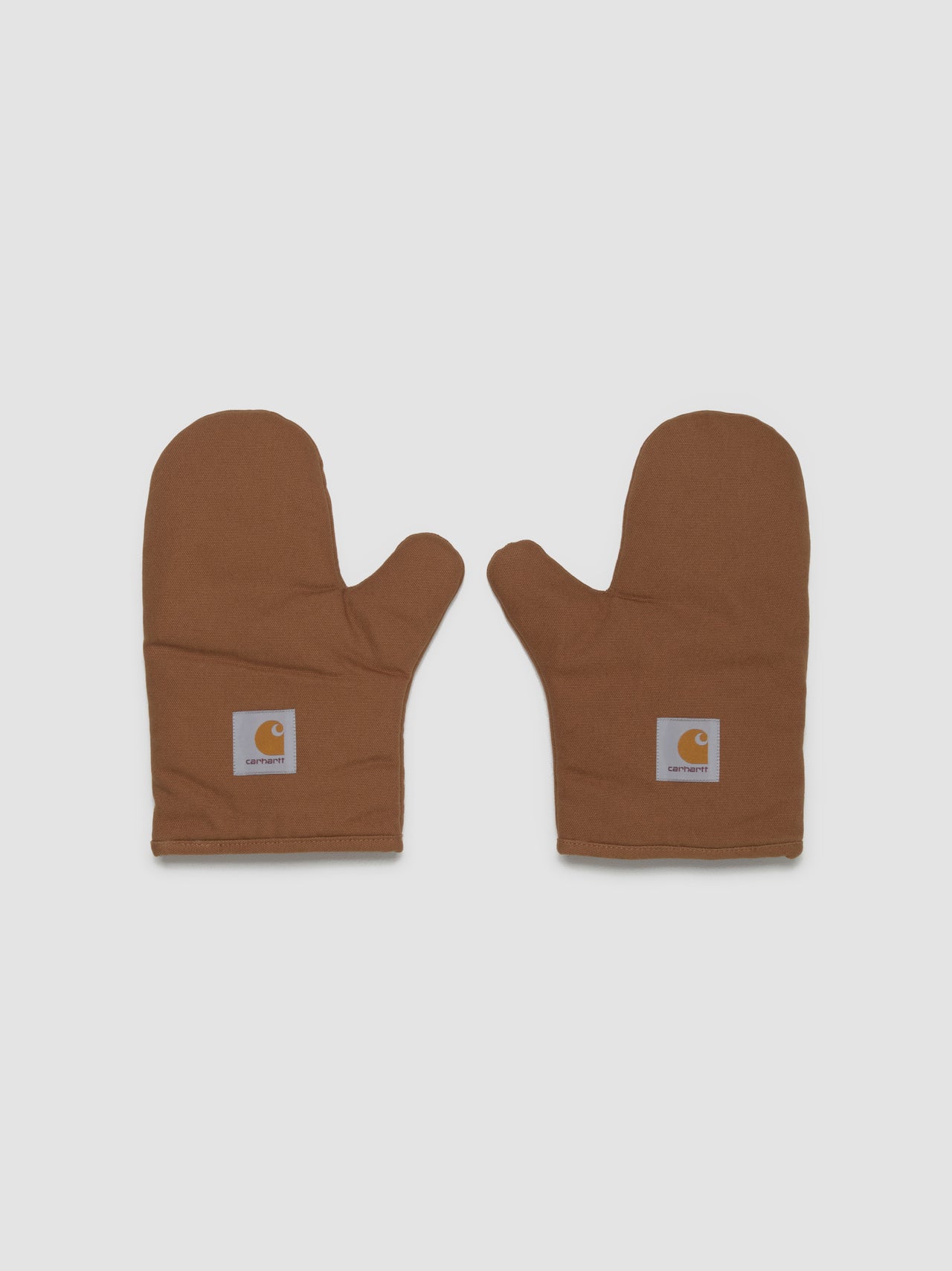 Canvas Oven Mitten Set in Hamilton Brown