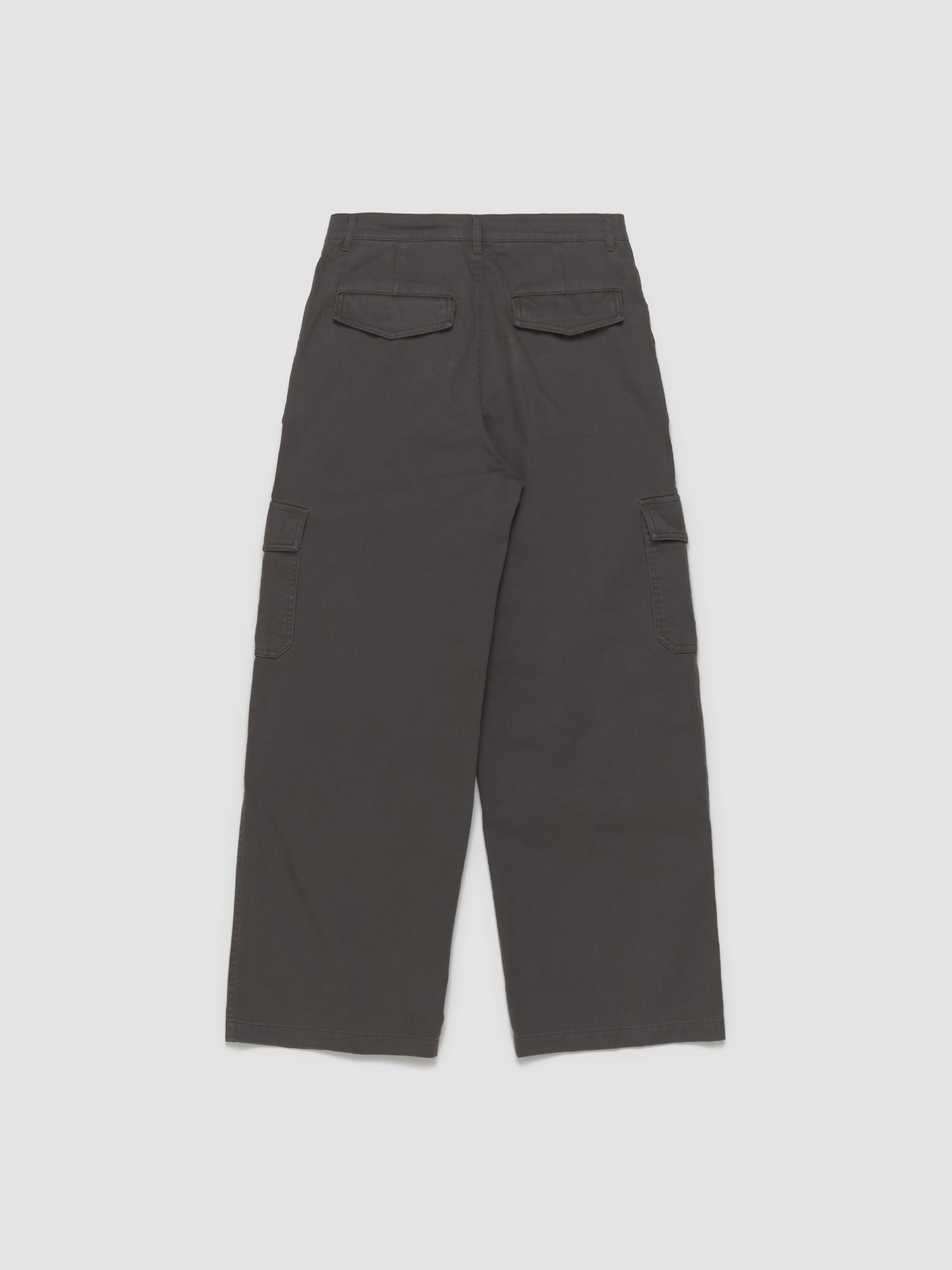 Twill Trousers in Khaki Green