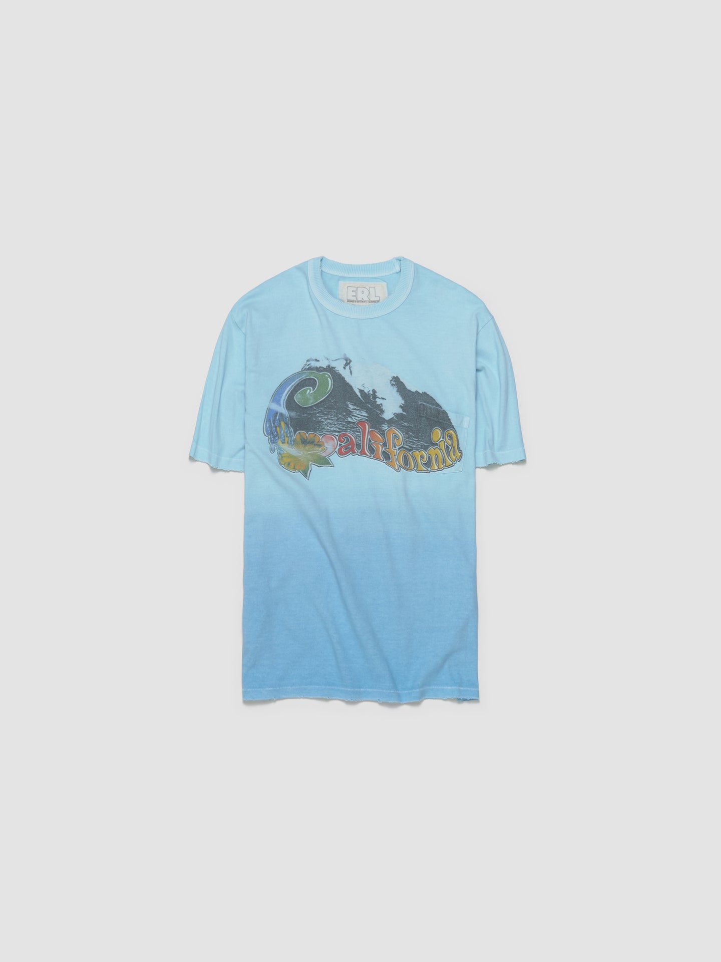 California Wave T-Shirt in Blue