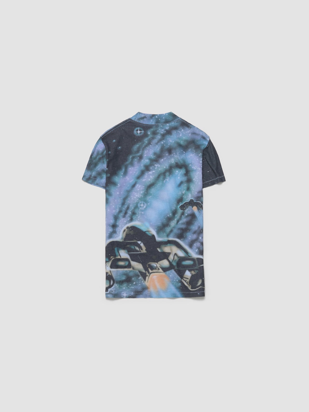 Cotton T-Shirt in Space Print