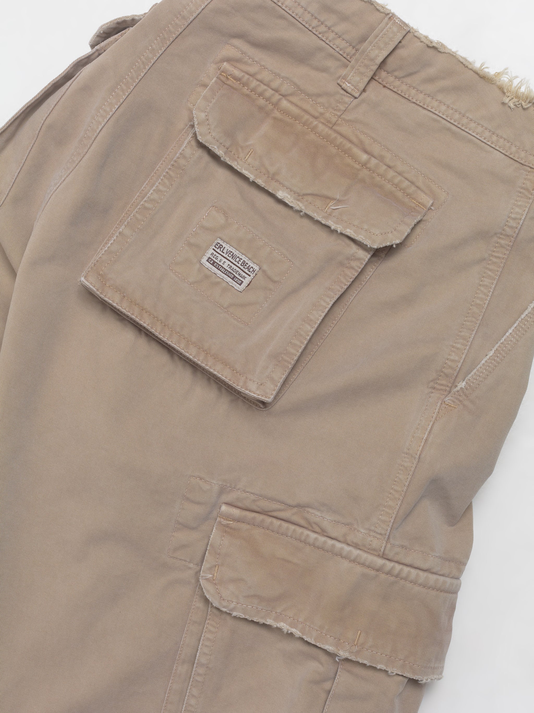 Classic Cargo Woven Shorts in Beige