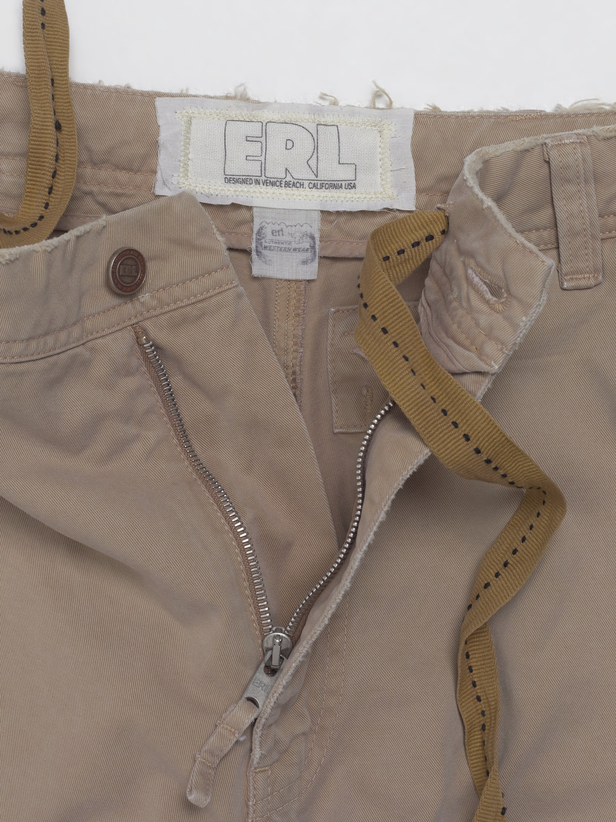 Classic Cargo Woven Shorts in Beige