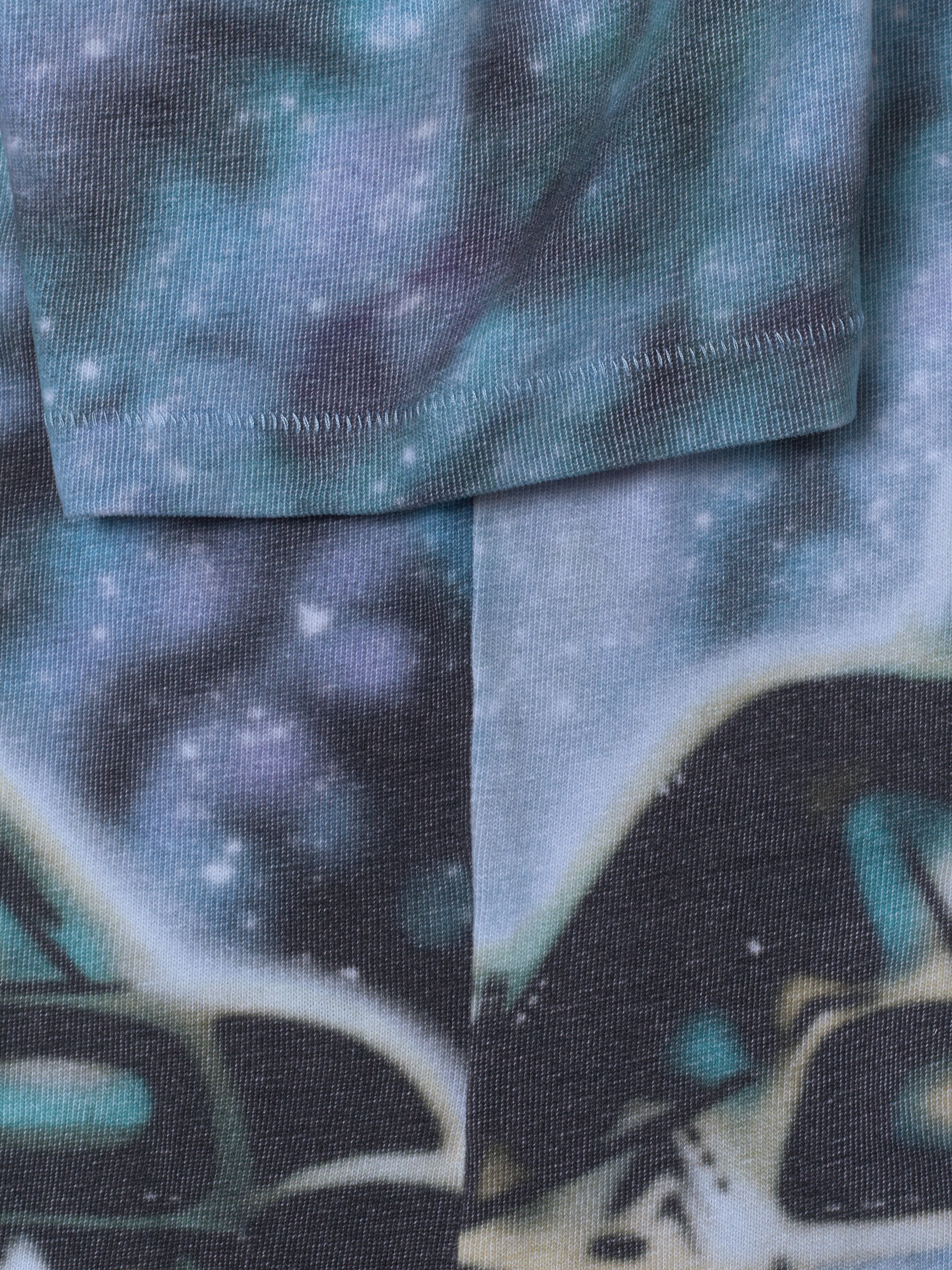 Cotton T-Shirt in Space Print