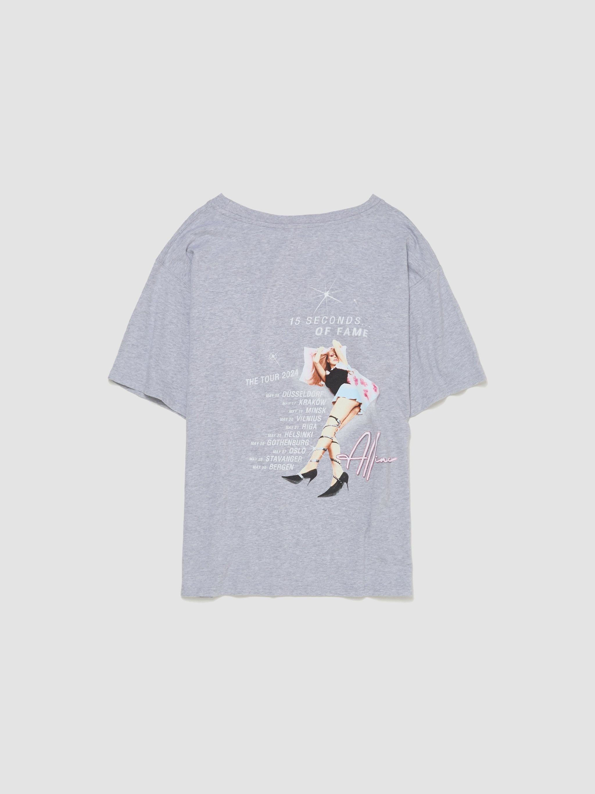 Allina Sleeping T-Shirt in Grey