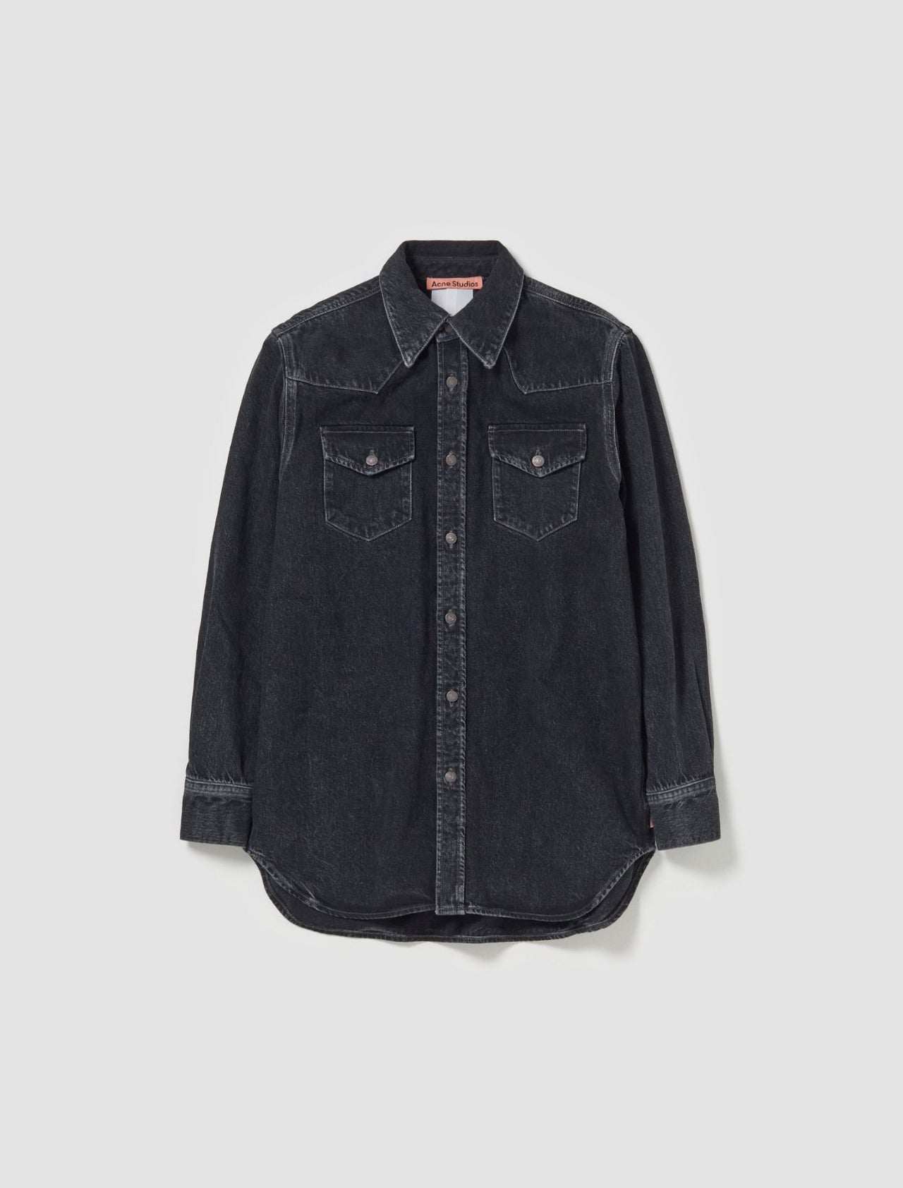 Karty Denim Overshirt in Black