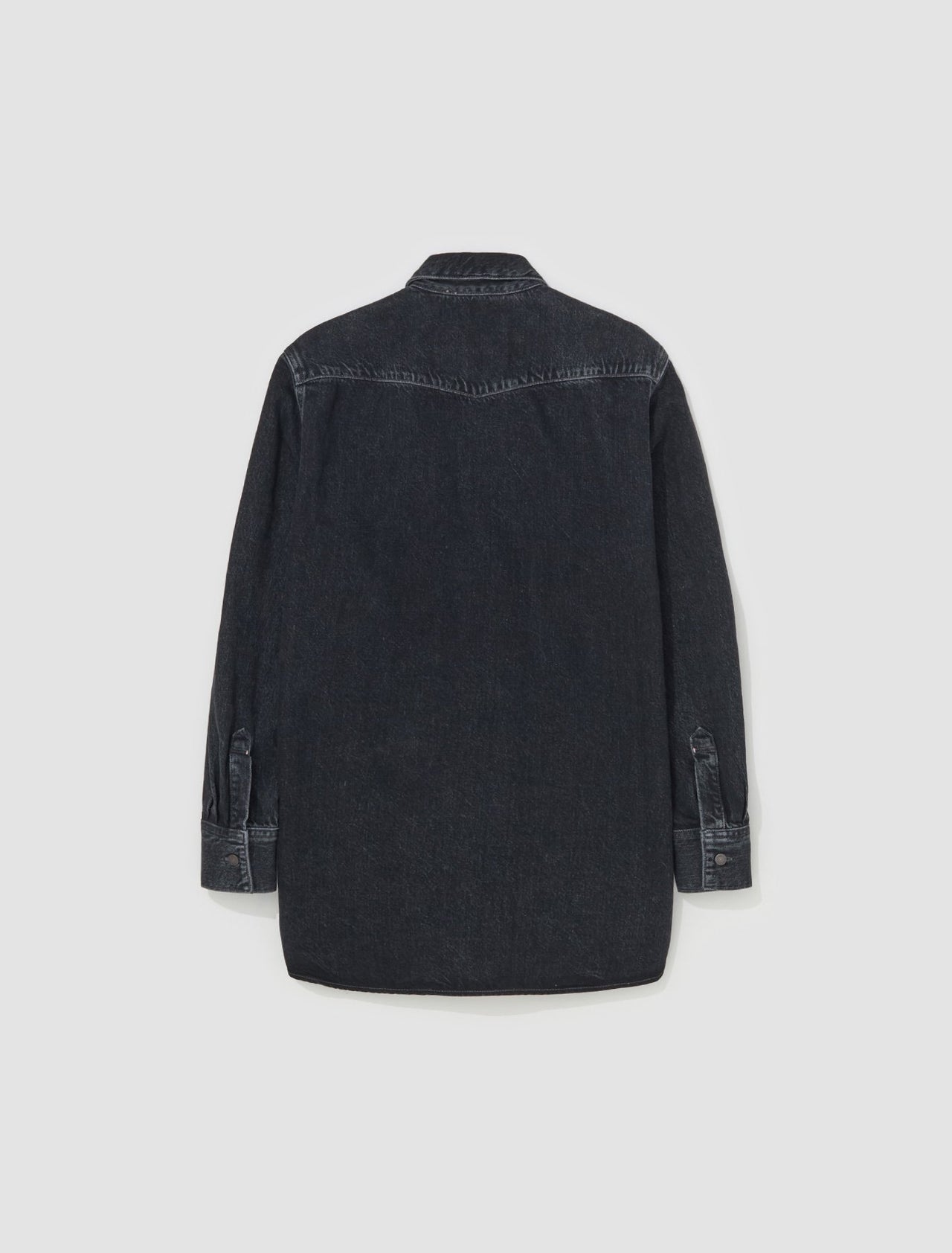 Karty Denim Overshirt in Black