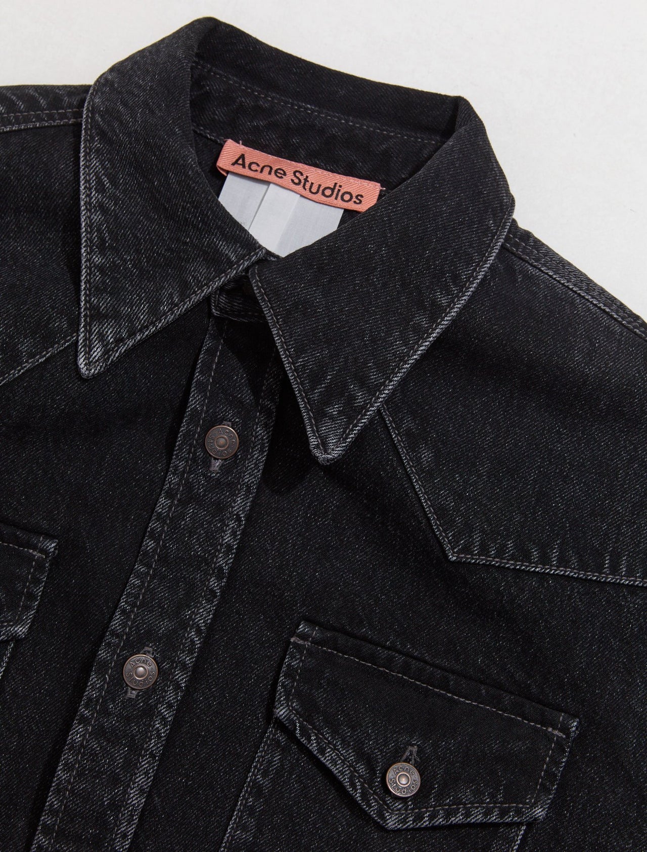 Karty Denim Overshirt in Black