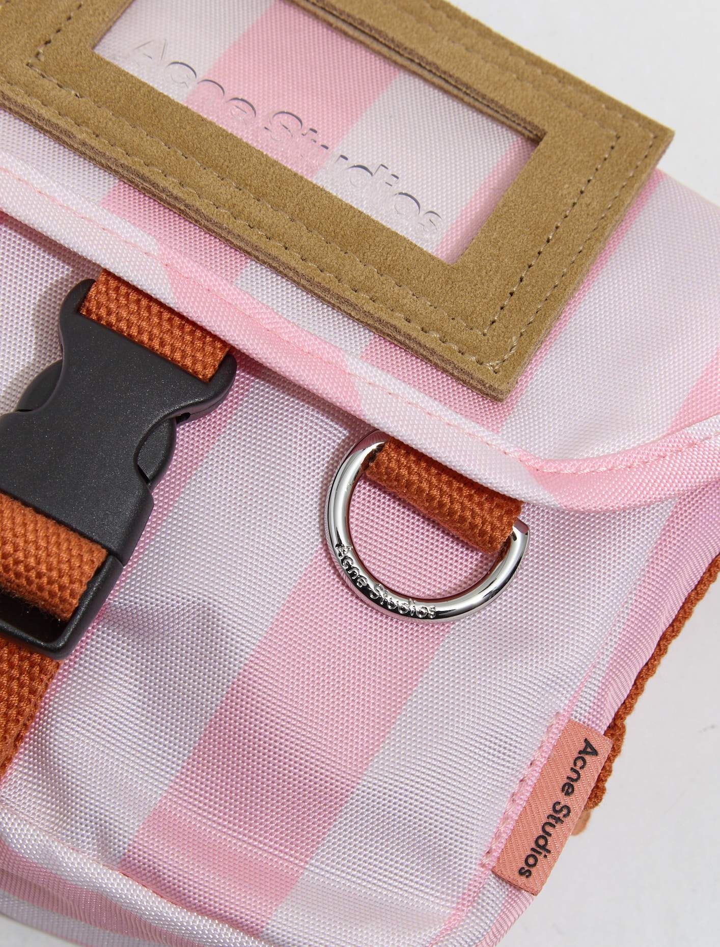 Mini Messenger Bag in Light Pink