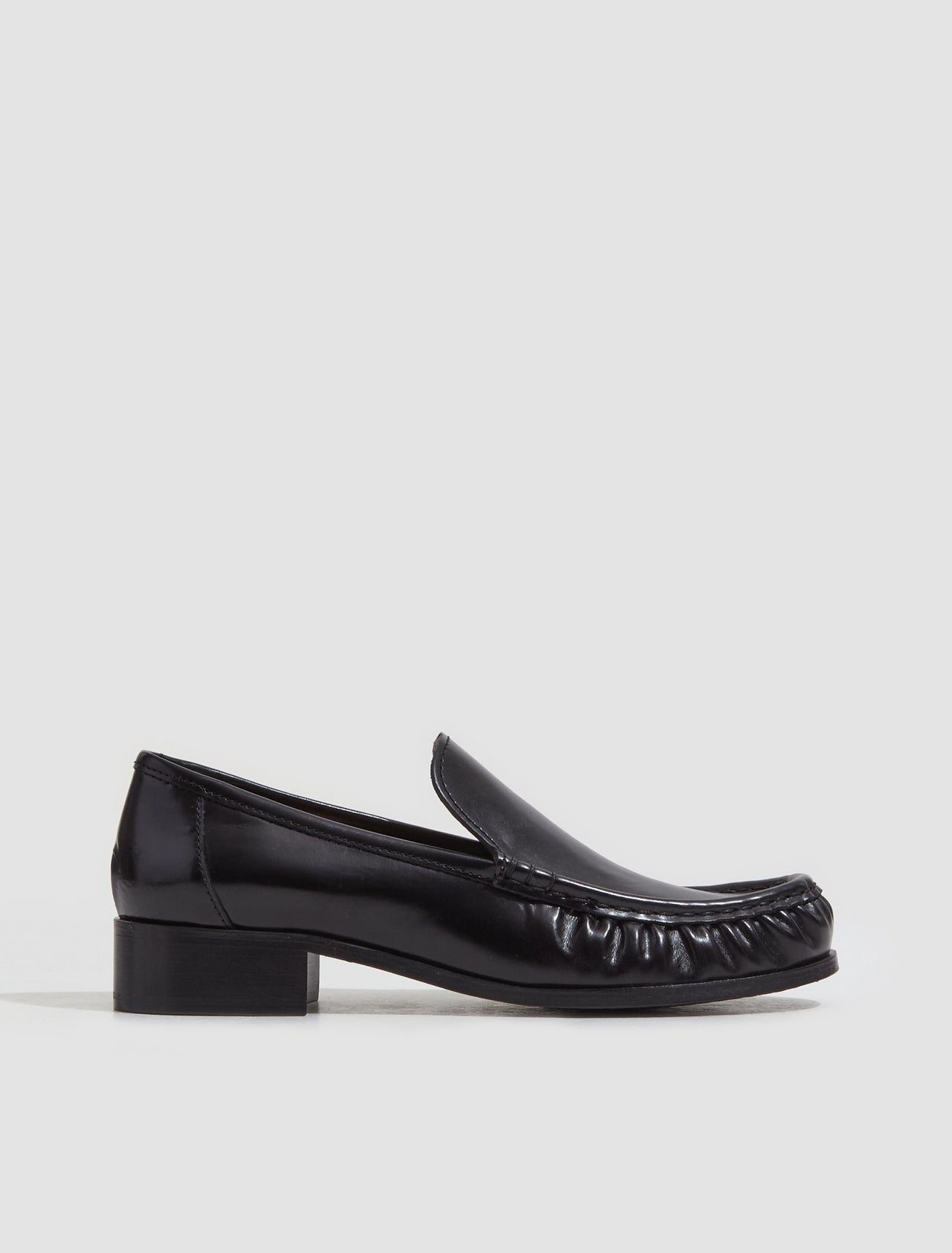 Leather Loafers in Black