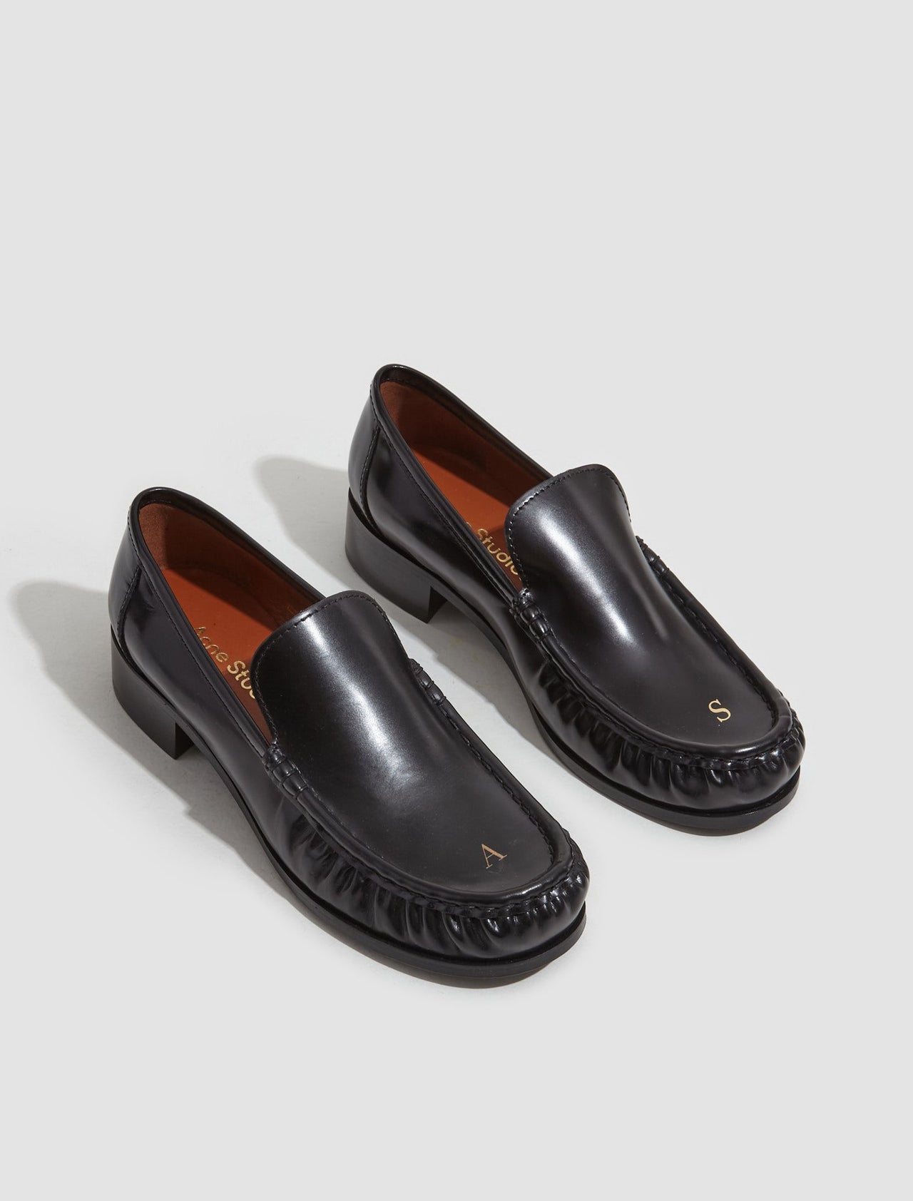 Leather Loafers in Black
