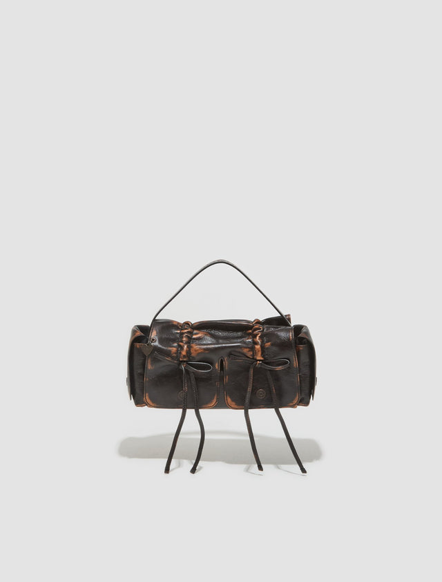 Multipocket Bag in Brown & Bronze