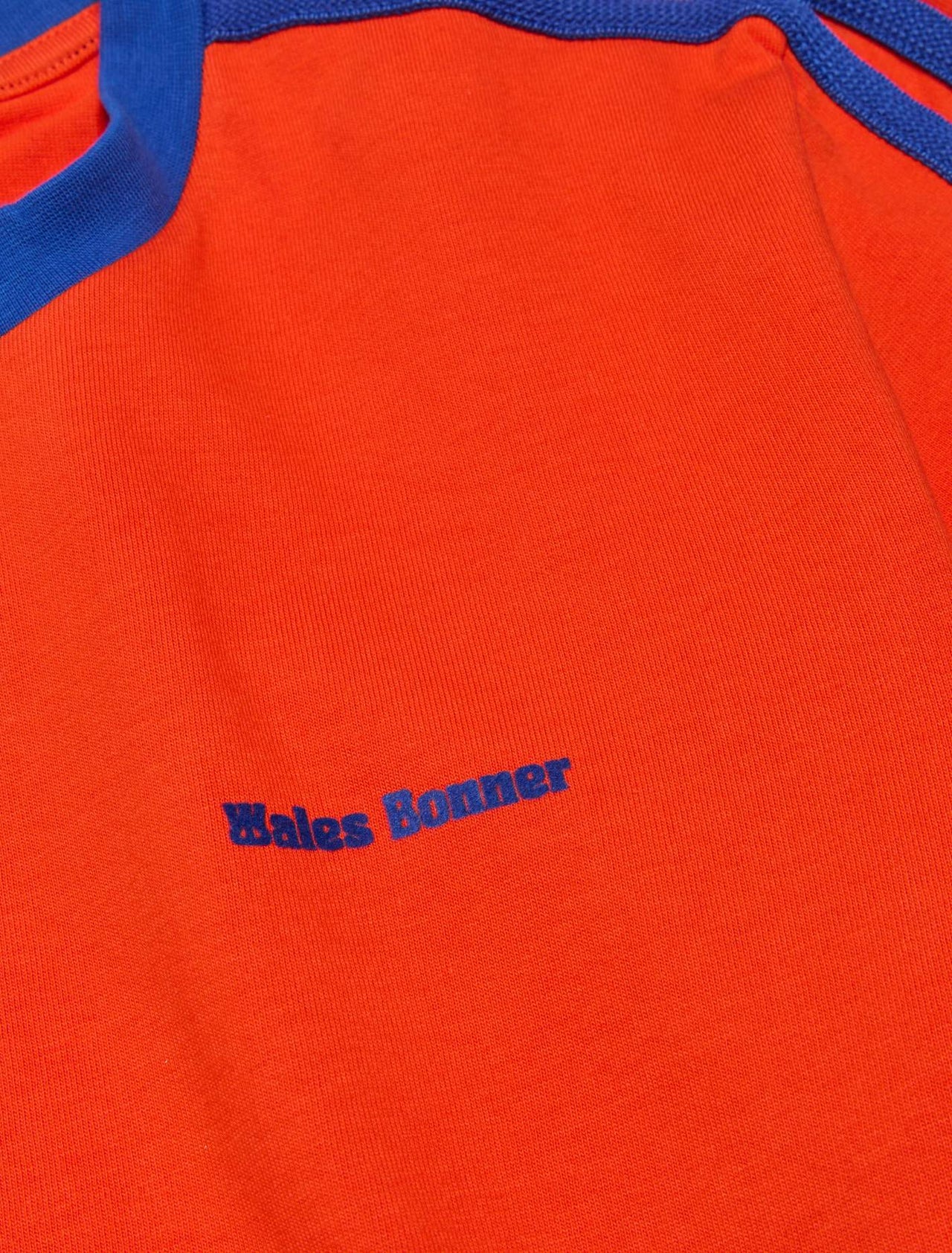 x Wales Bonner Short Sleeved T-Shirt in Bold Orange