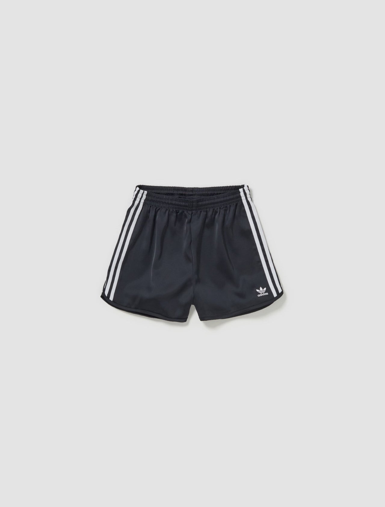 Satin Sprint Shorts in Black