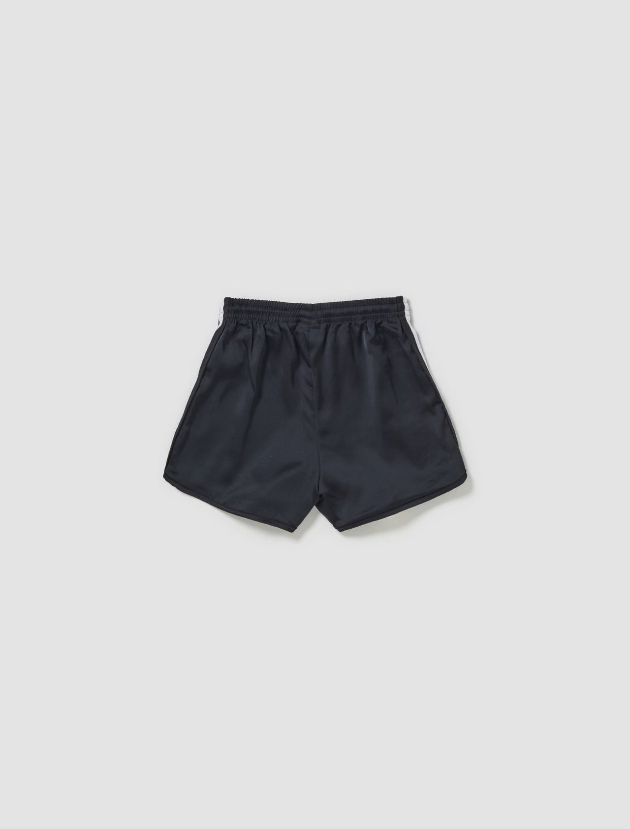 Satin Sprint Shorts in Black