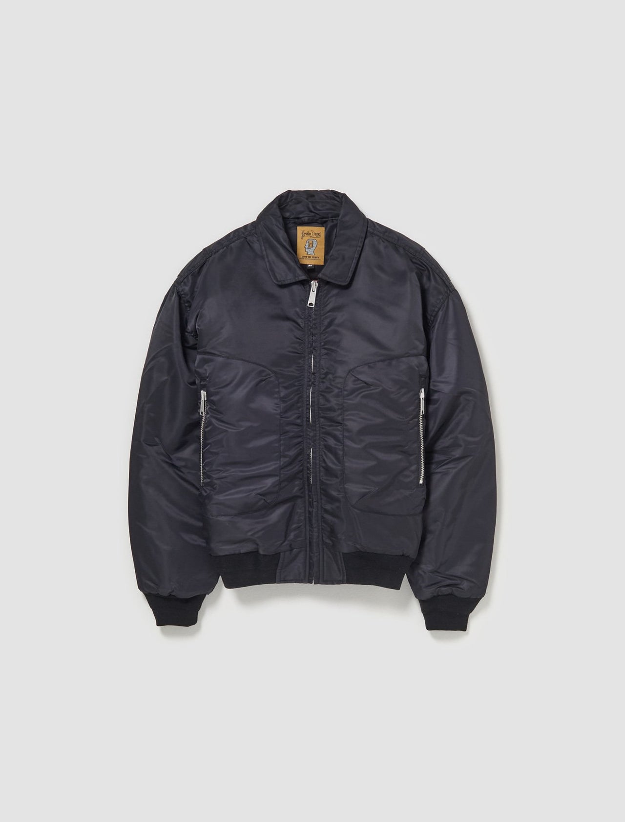 3D Flight Jacket  in Black