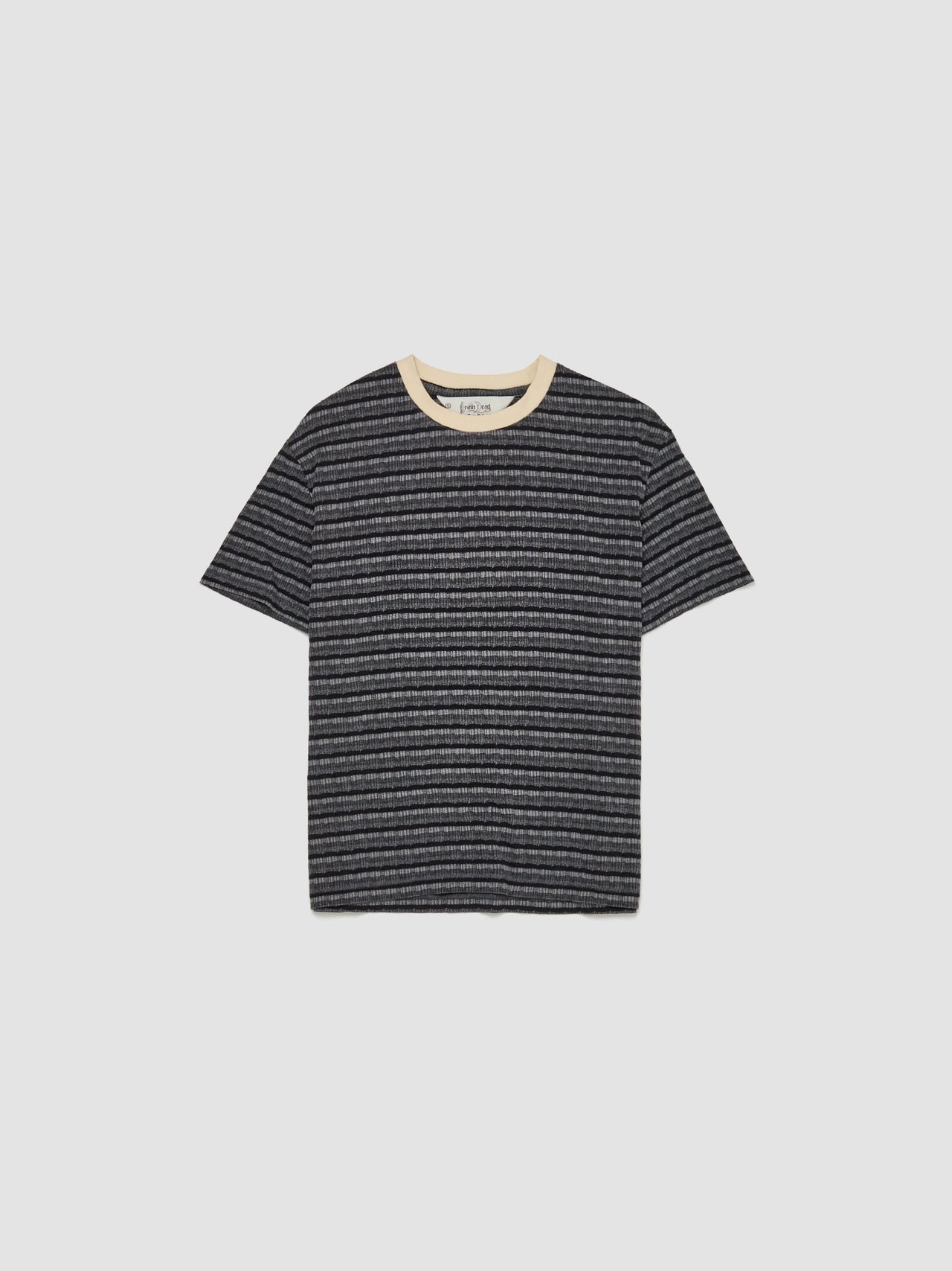 Pruned Short Sleeve T-Shirt in Charcoal