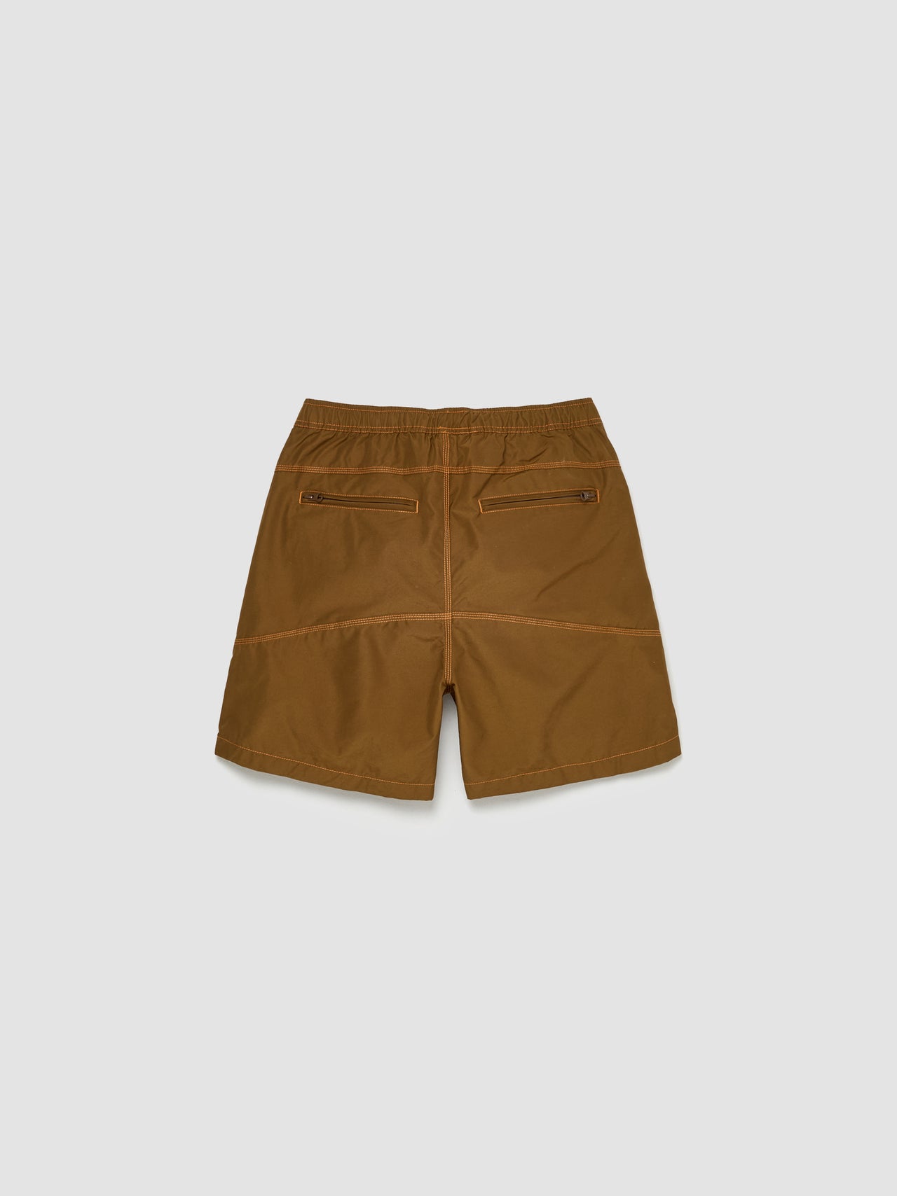 Triple Needle Bishop Shorts in Sepia