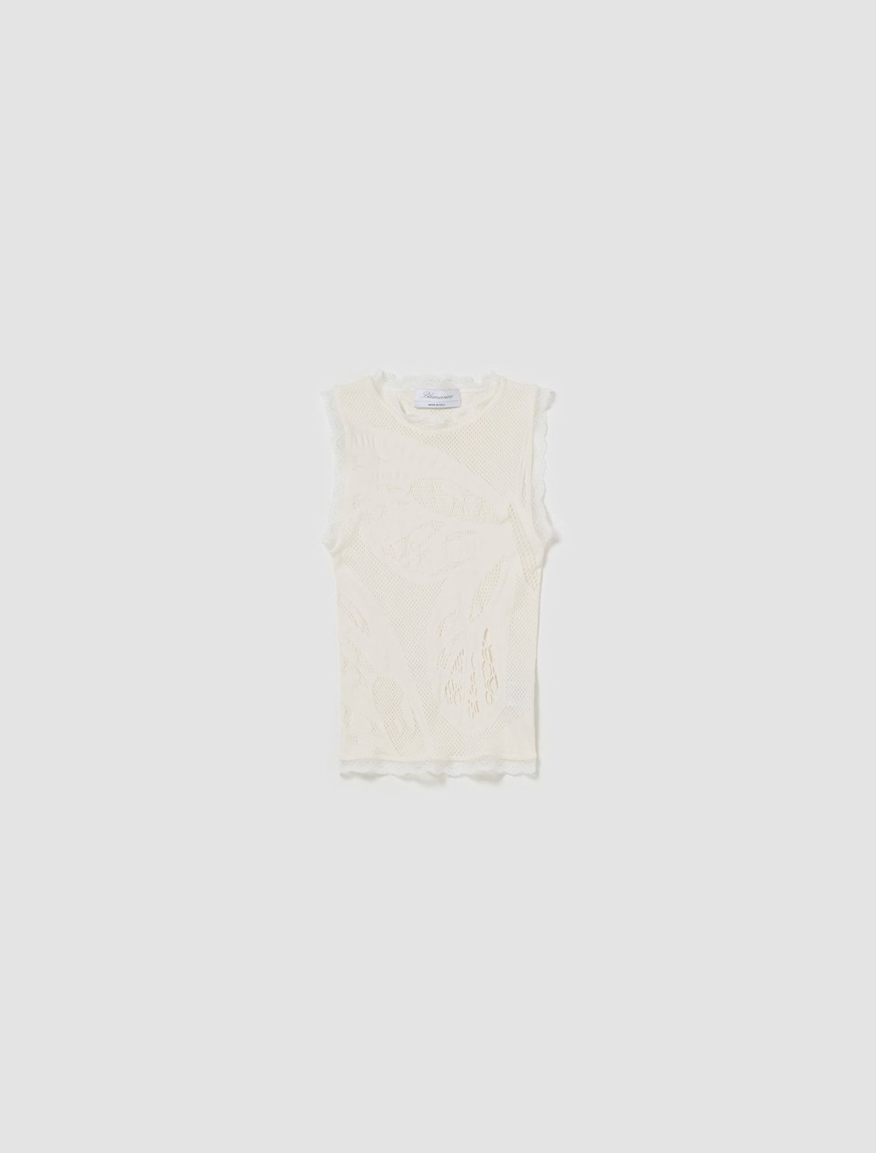 Knit Jacquard Top in Butter