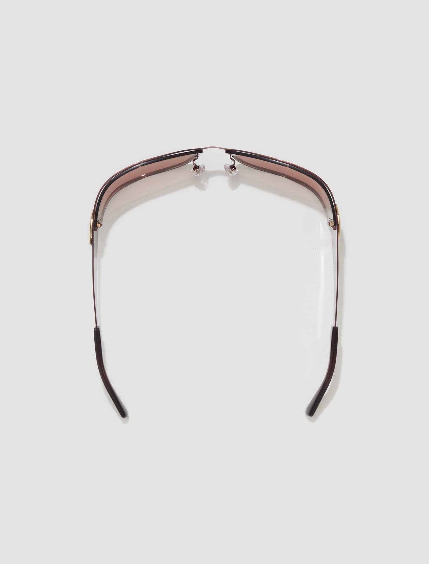 Metal Wrap-Around Sunglasses in Port Royale