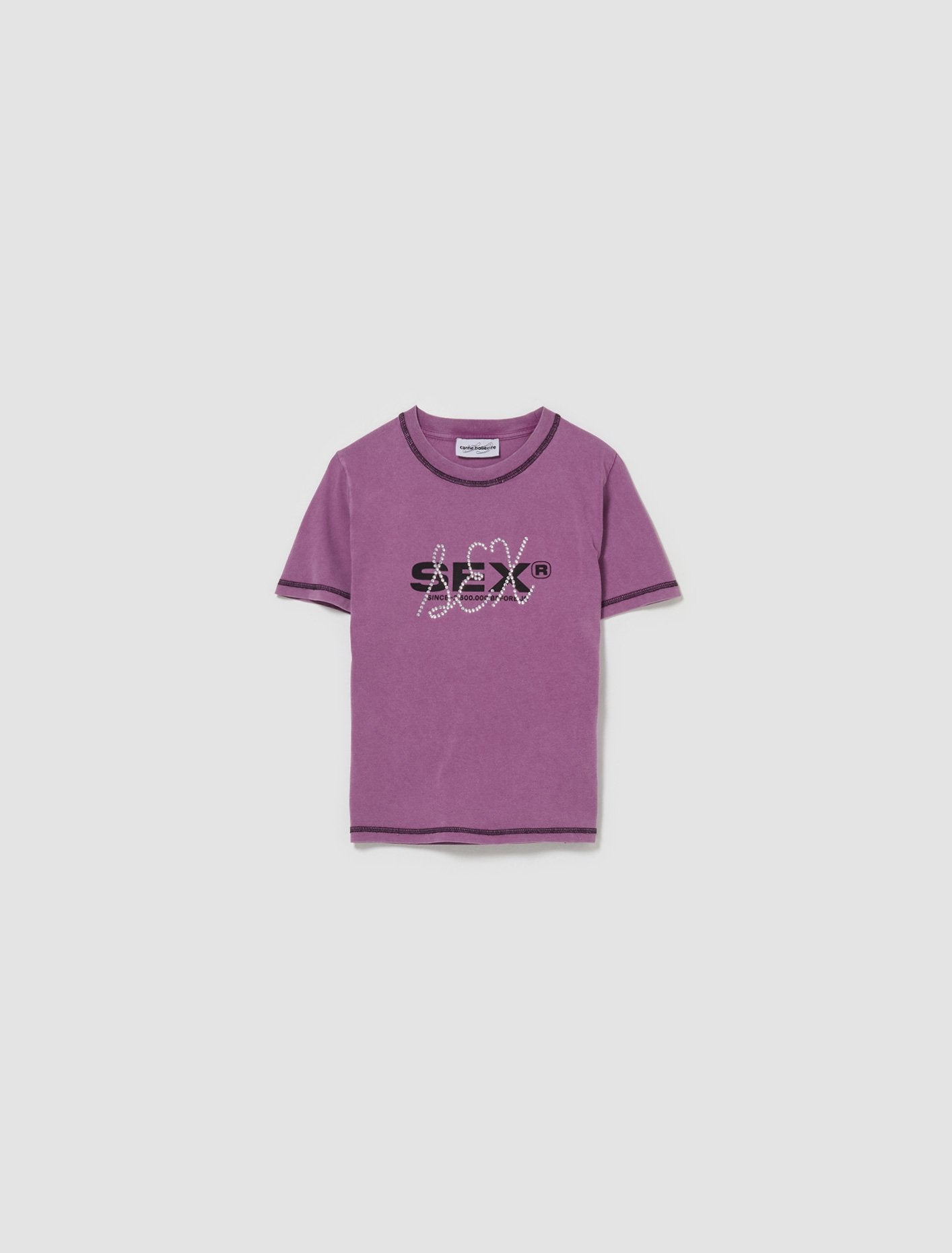 Two Better Than One T-Shirt in Washed Purple