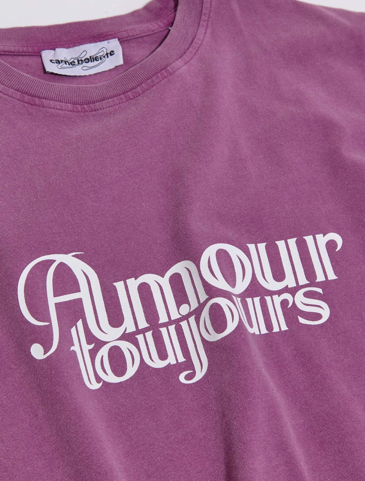 Amour Toujours T-Shirt in Washed Purple