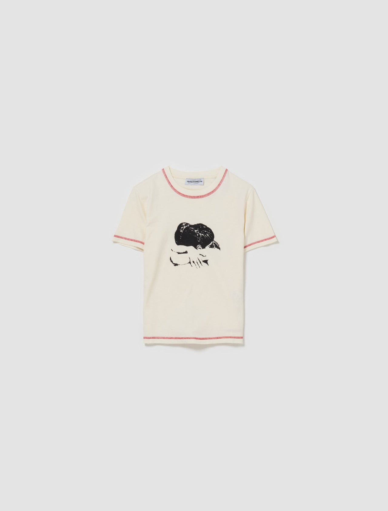 The Cuddle T-Shirt in Cream