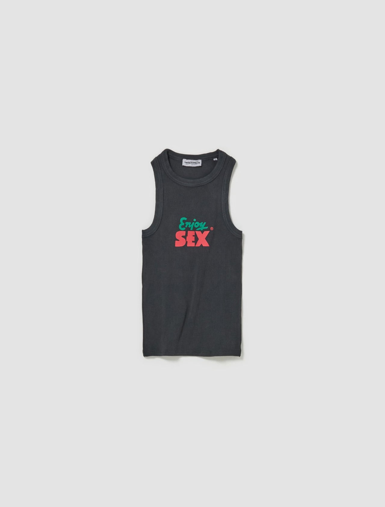 Enjoy! Tank Top in Washed Black