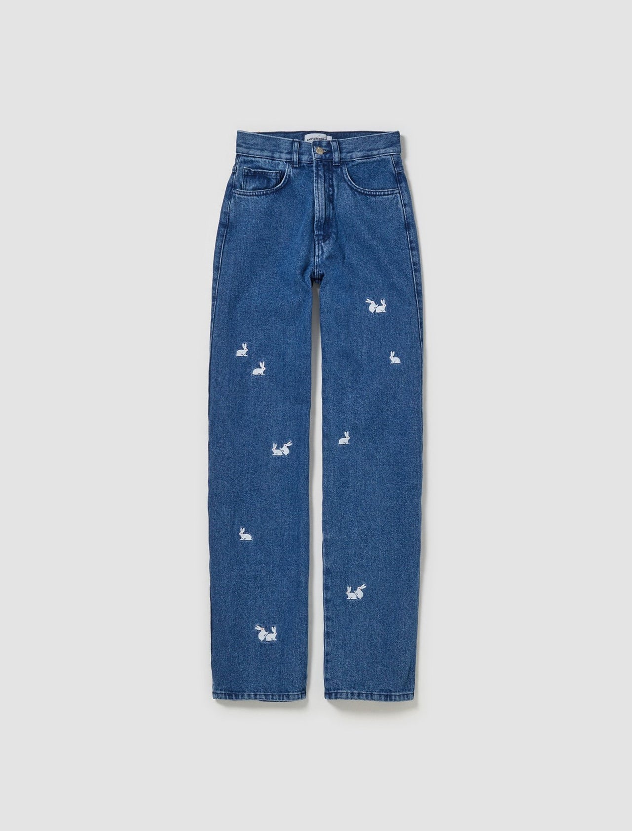 A Millionhare Trousers in Washed Blue