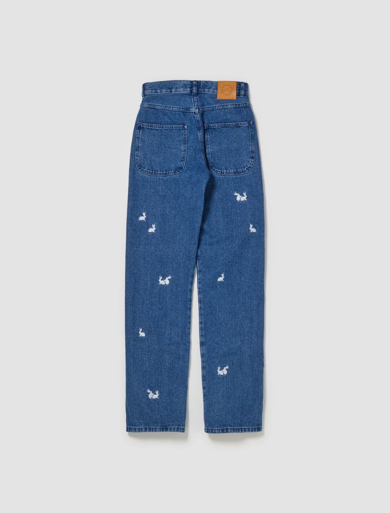 A Millionhare Trousers in Washed Blue